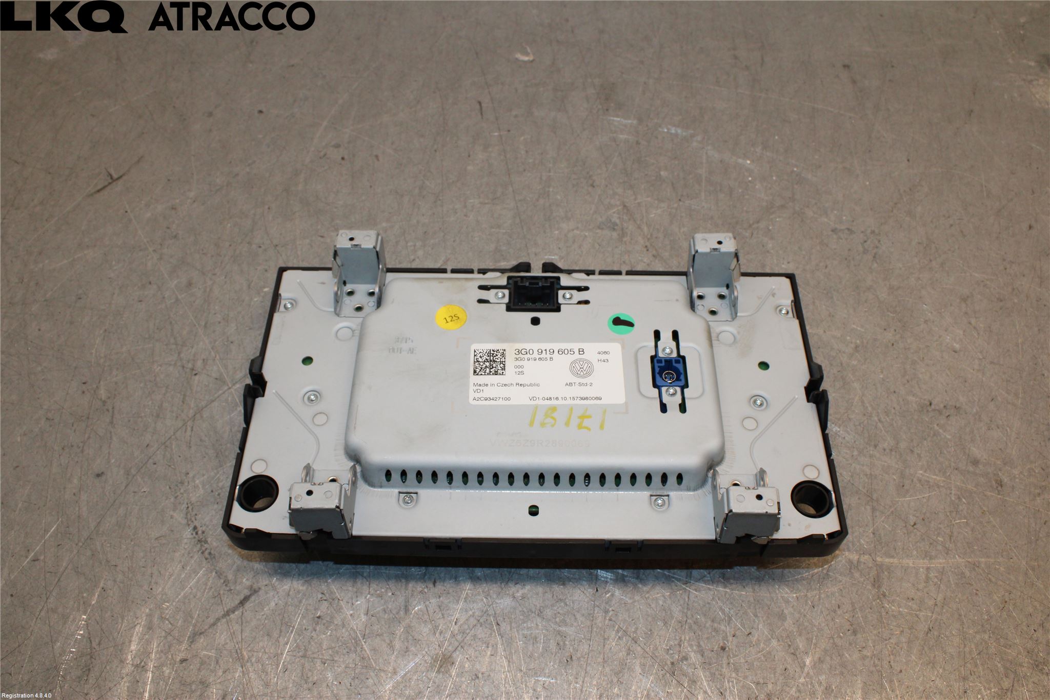 Volkswagen VW GOLF / E-GOLF VII 13-20 Multifunktionsdisplay