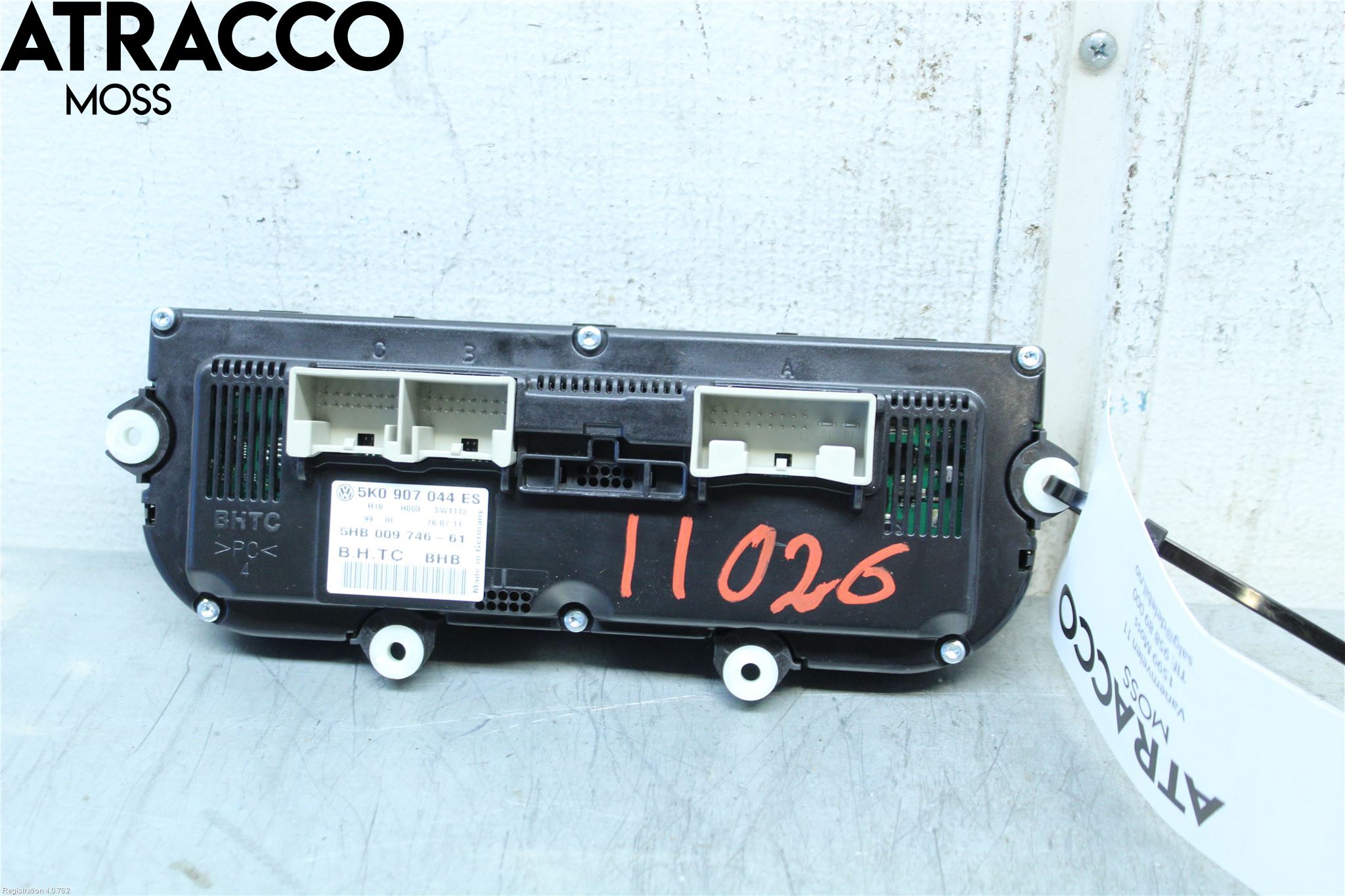 Volkswagen VW PASSAT 11-14 Varme Ac Betjening-Display