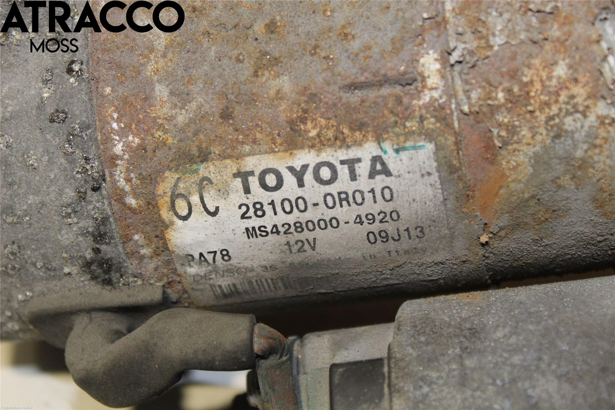 Toyota AVENSIS 07-08 Startmotor Diesel