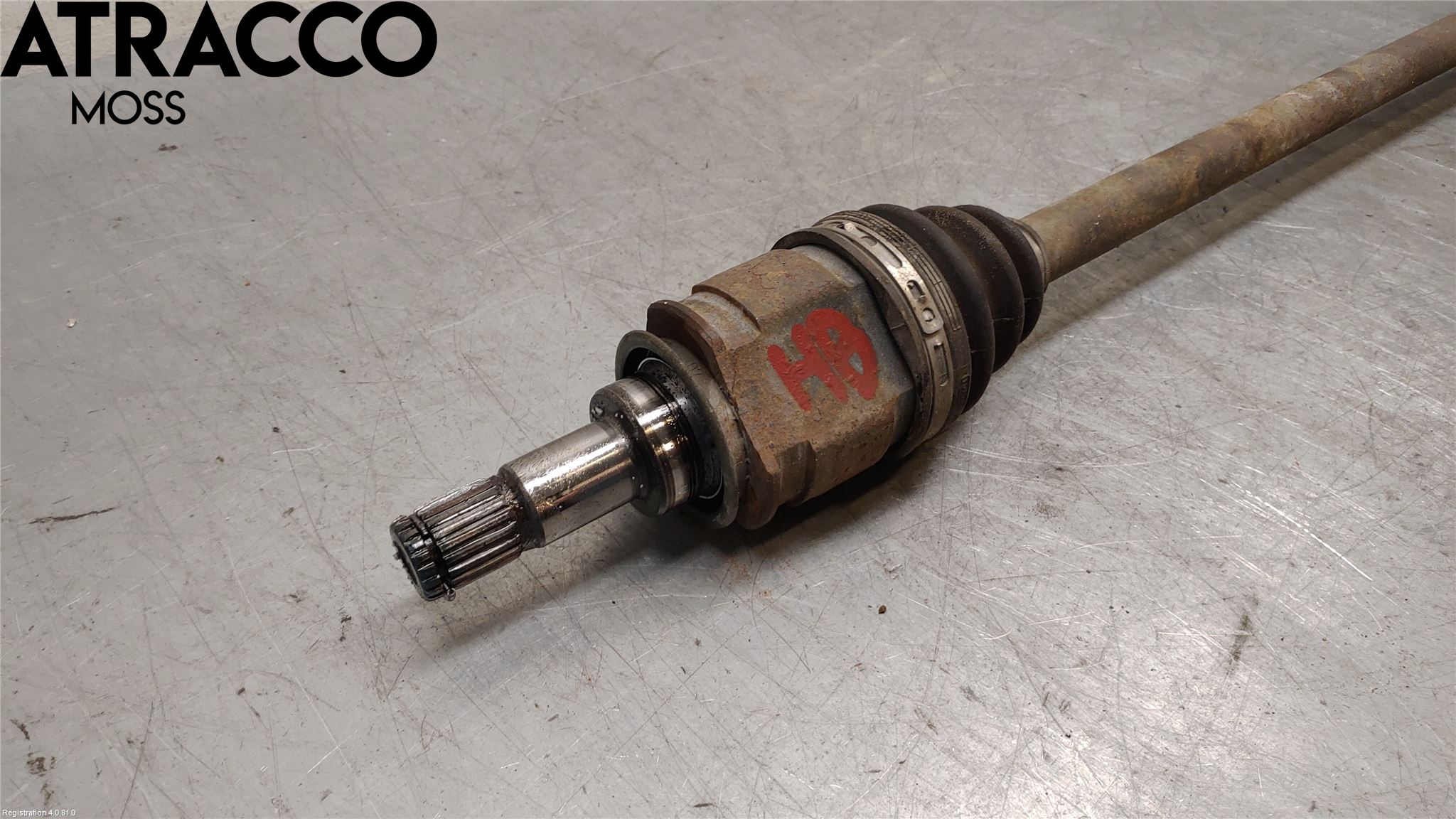 Toyota RAV 4 06-12 Drivaksel Bak Kompl Høyre