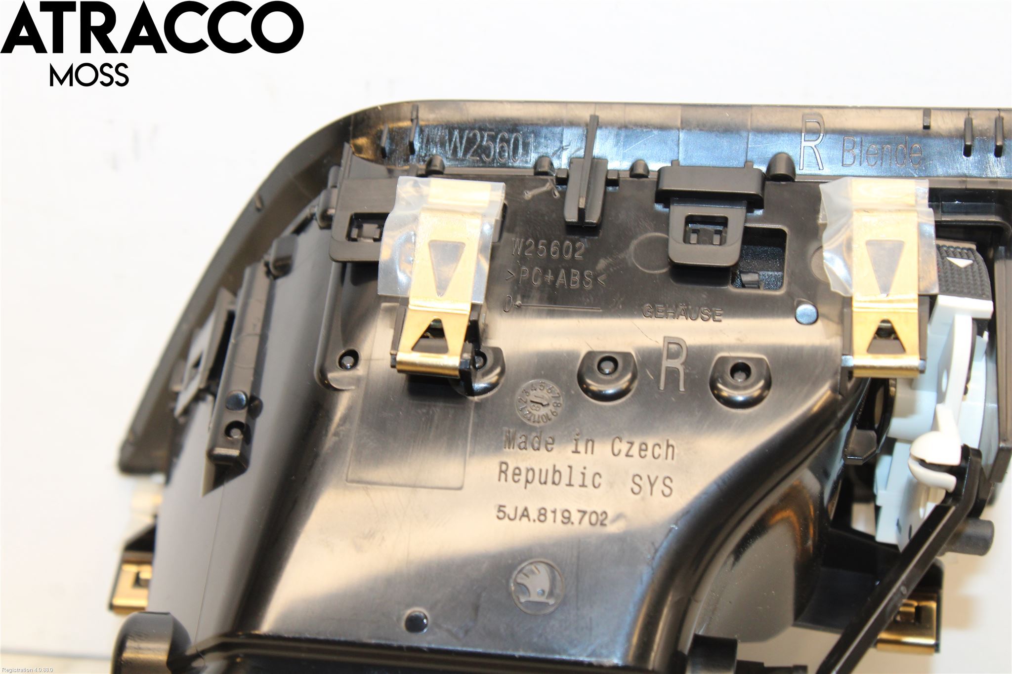 Skoda RAPID Dashbord Kanal - Dyse