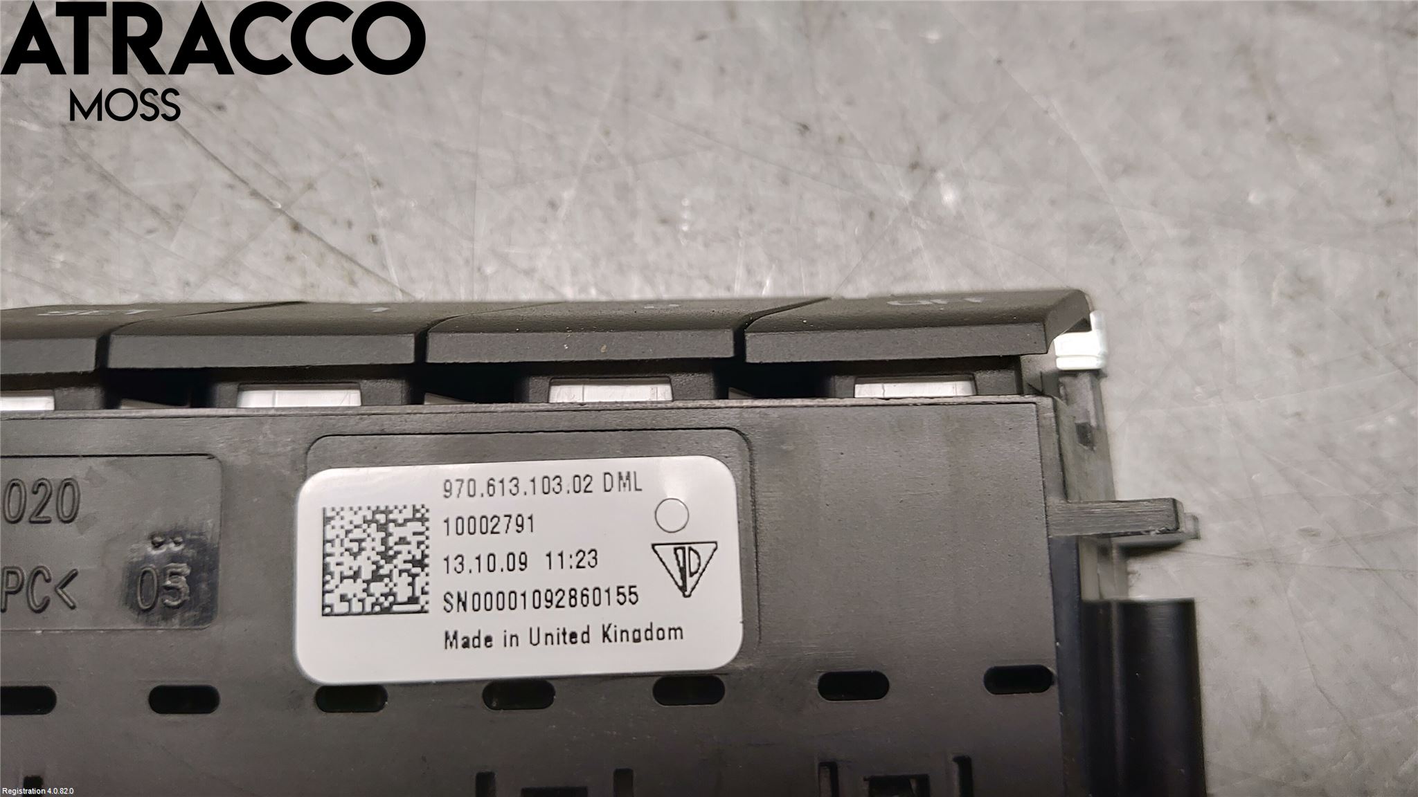 Porsche PANAMERA 09- Bryter Seteminne