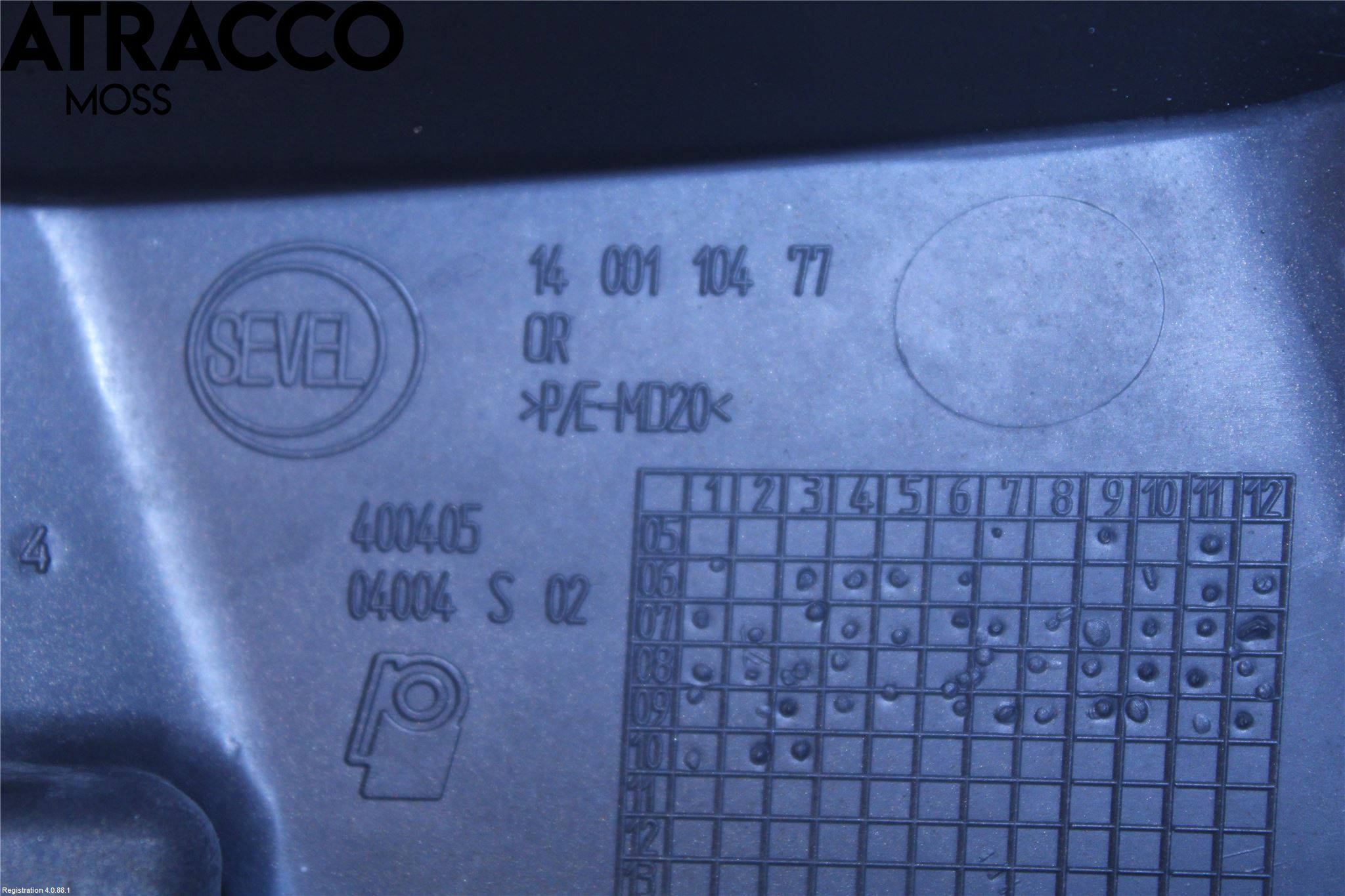 Fiat SCUDO 07-16 Frontplate