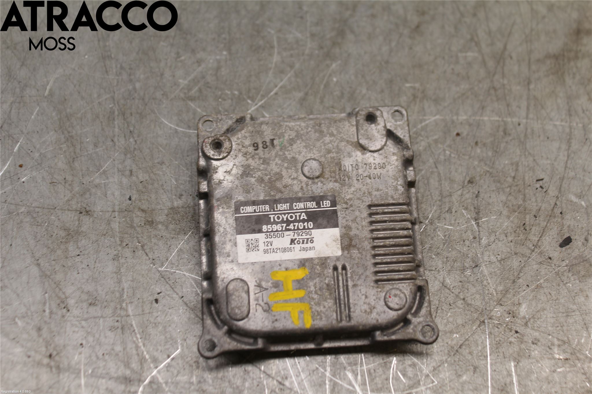 Toyota PRIUS ZVW30 09-20 Styreenhet Xenon