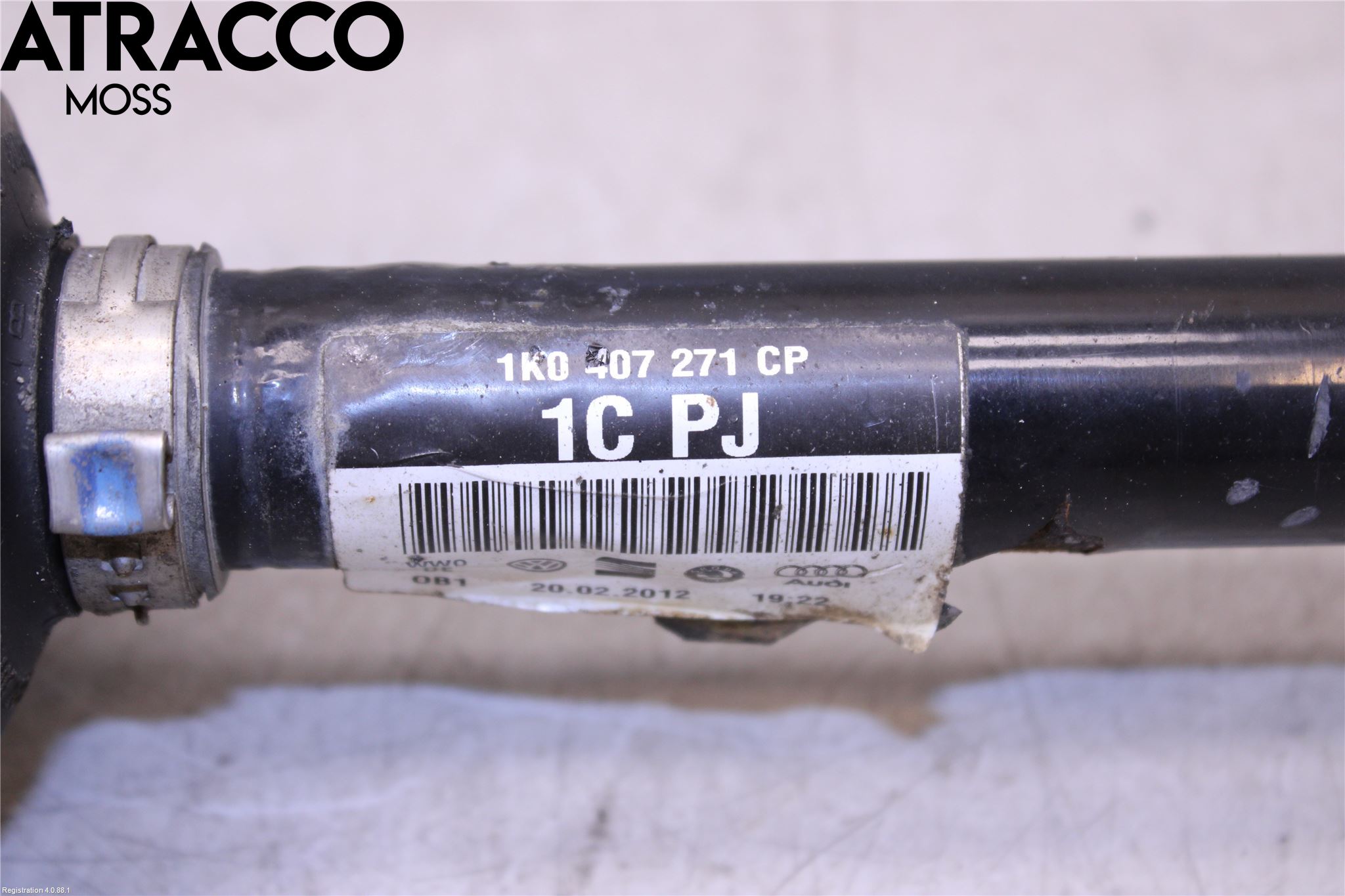 Skoda OCTAVIA (1Z) 05-13 Drivaksel Foran Kompl Venstre