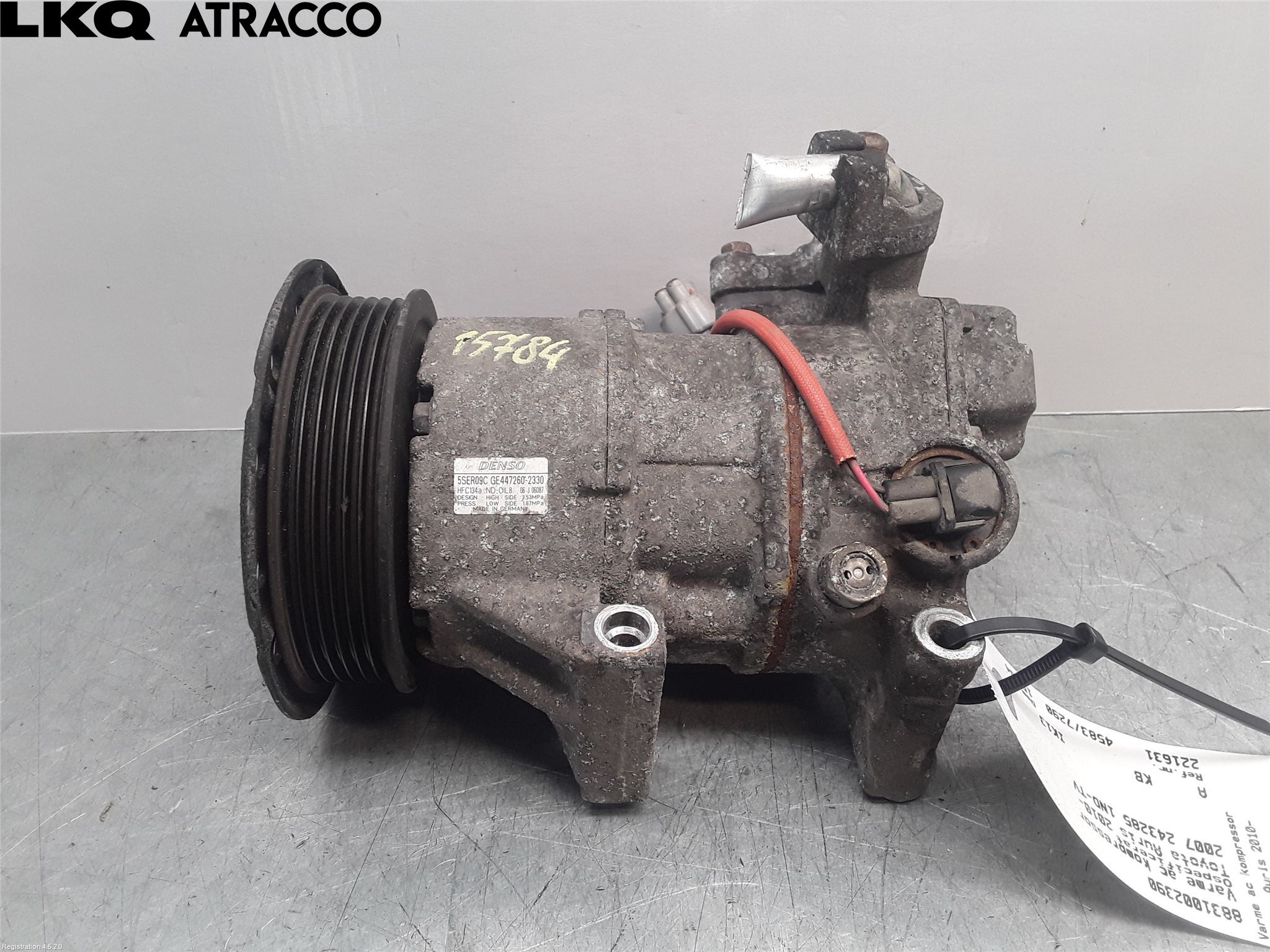 Toyota AURIS 10-12 Varme Ac Kompressor