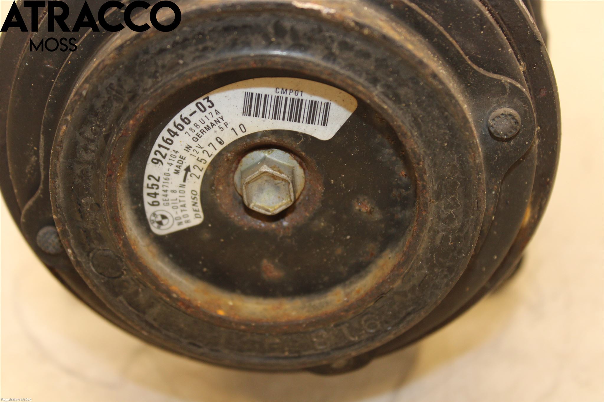 BMW 7 F01/02/03/04 09-15 Varme Ac Kompressor