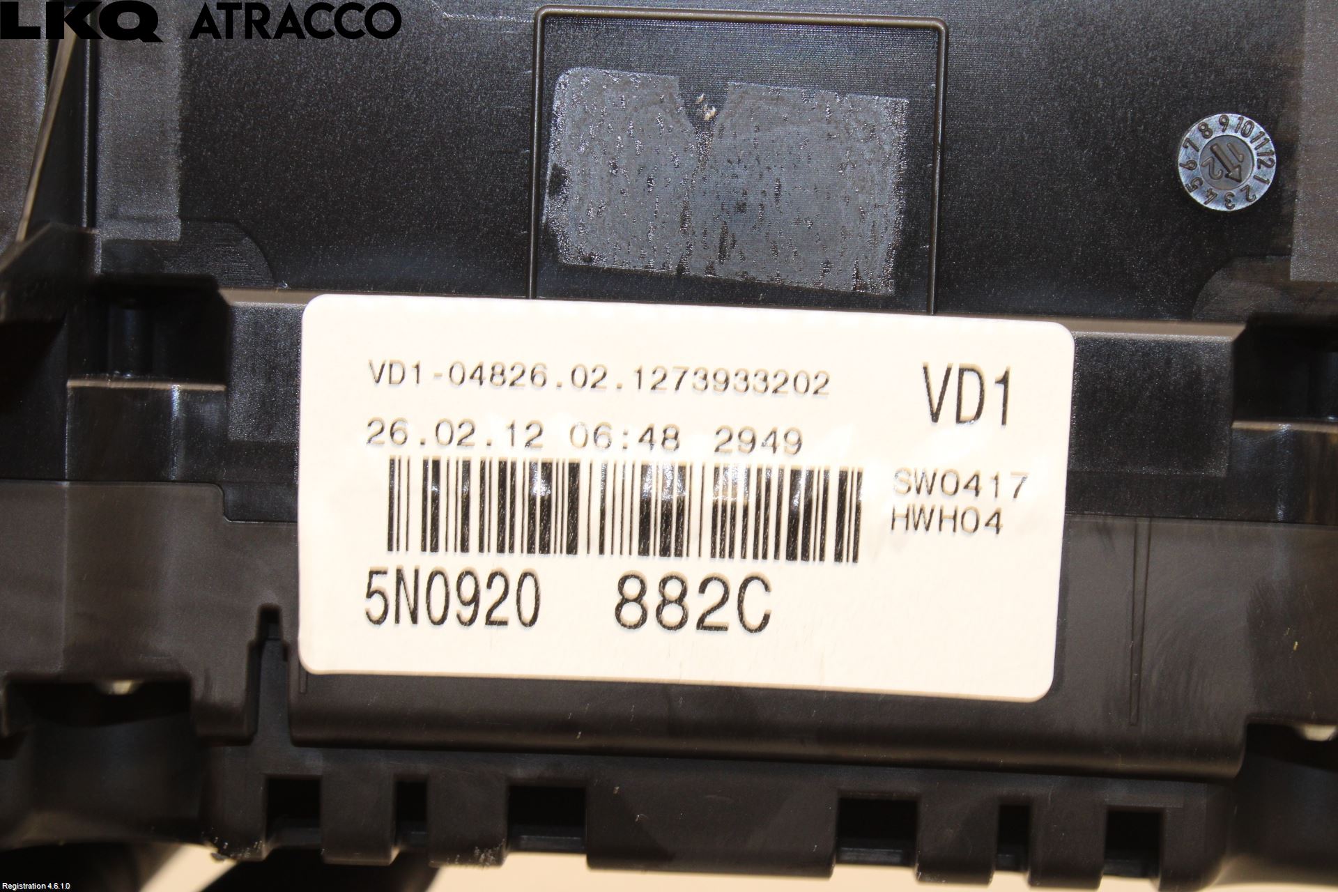 Volkswagen VW TIGUAN 07-16 Instr Kombinert