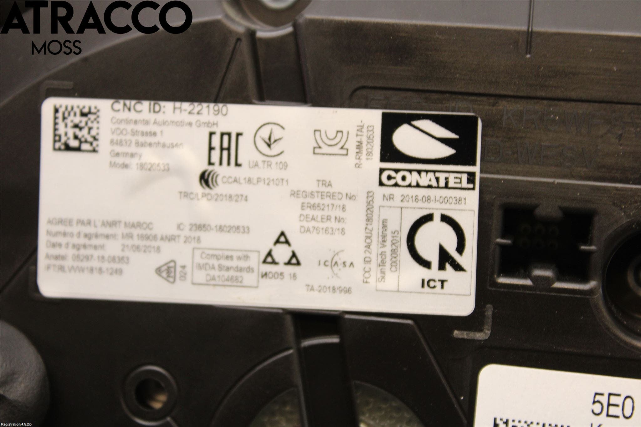 Skoda OCTAVIA (5E) 13-20 Instr Kombinert