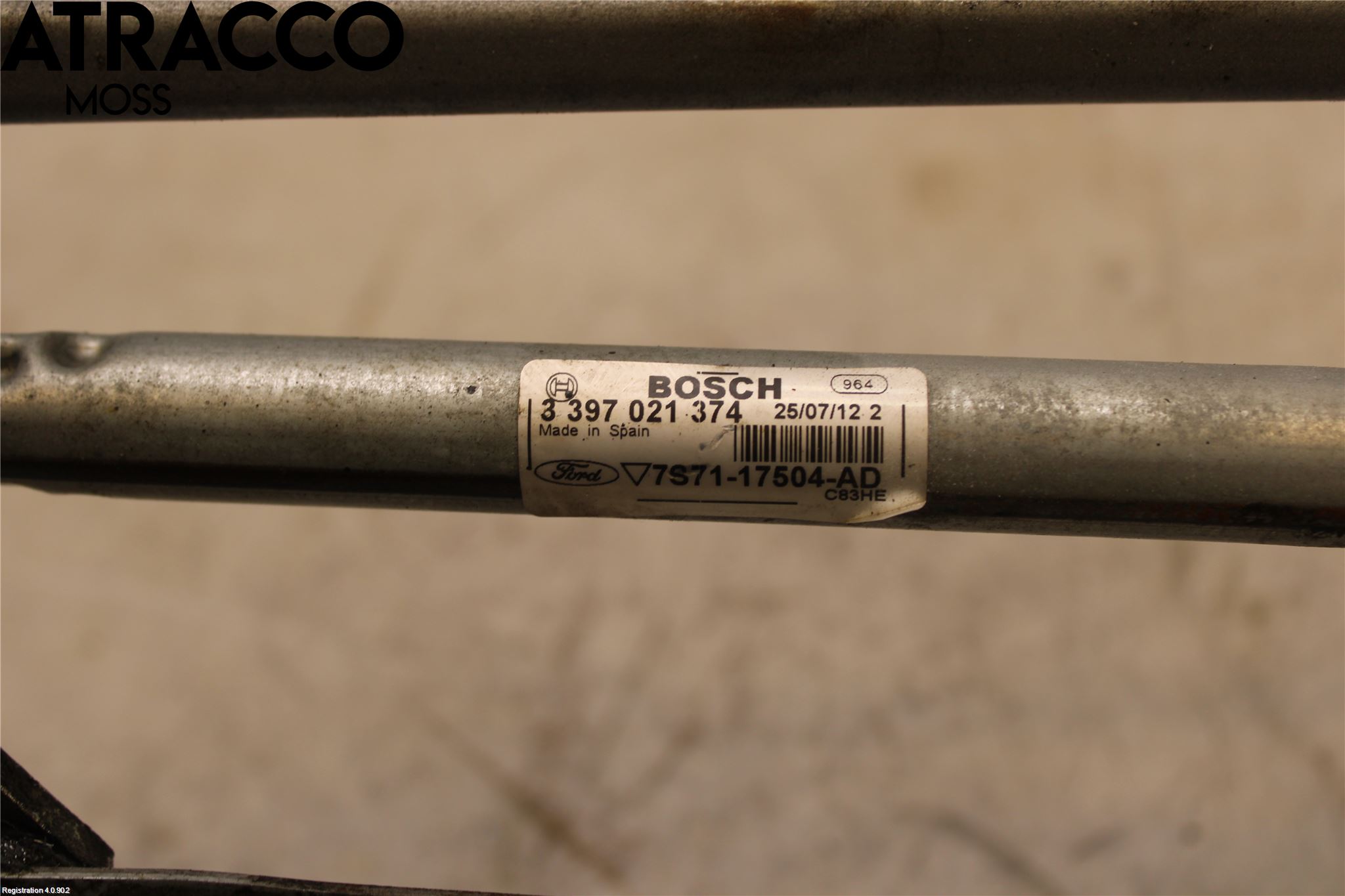 Ford MONDEO 07-15 Viskermotor Frontrute