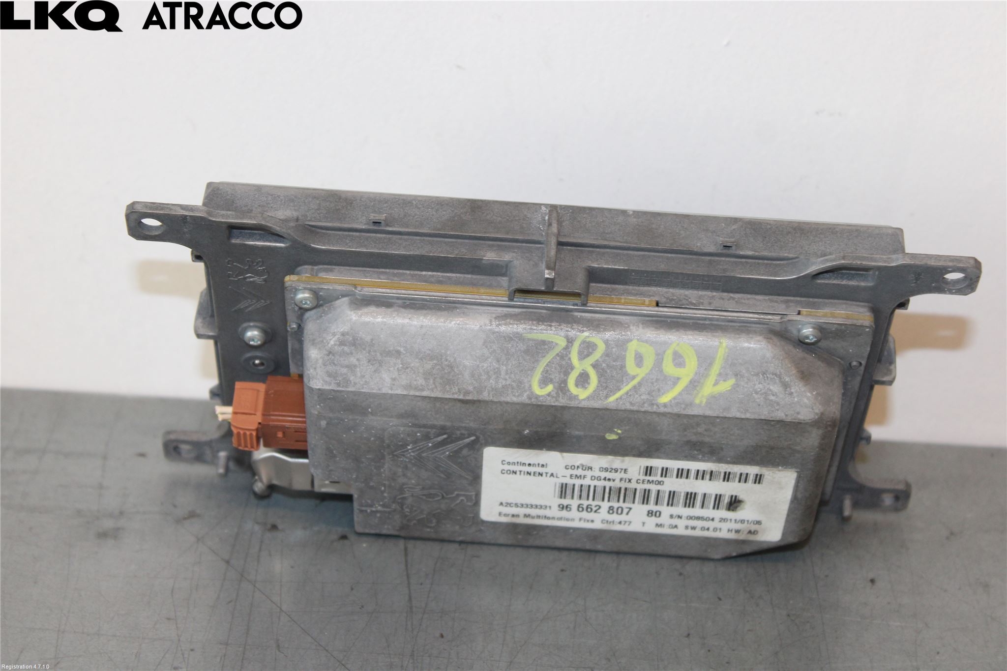 Peugeot 508 11-18 Multifunktionsdisplay