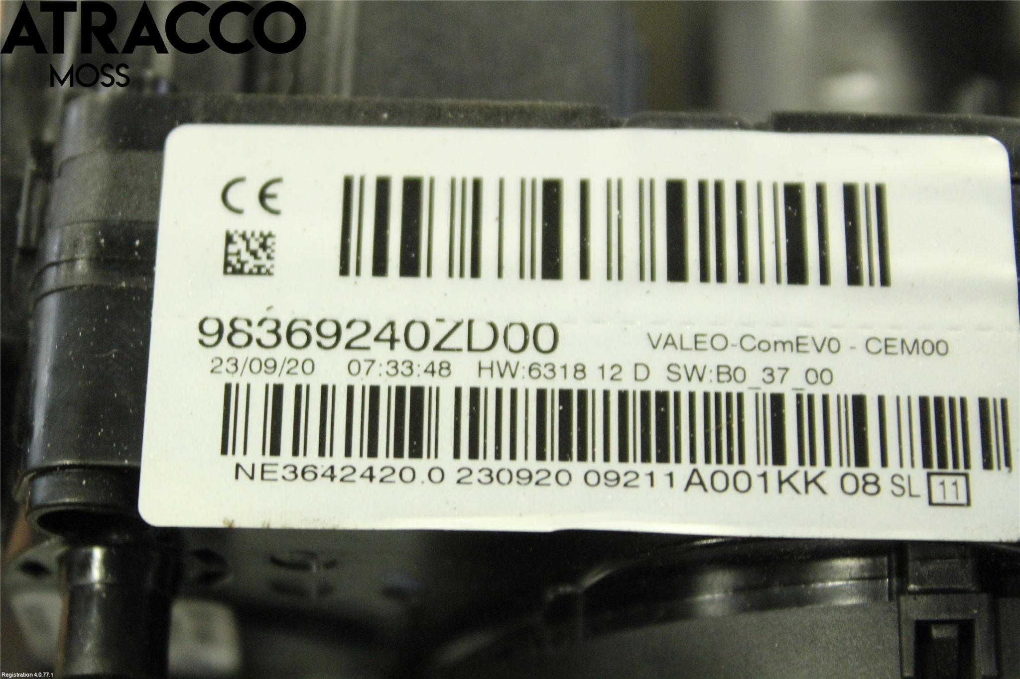 Peugeot 2008/E-2008 20- Bryter Ratt Kombi H Og V