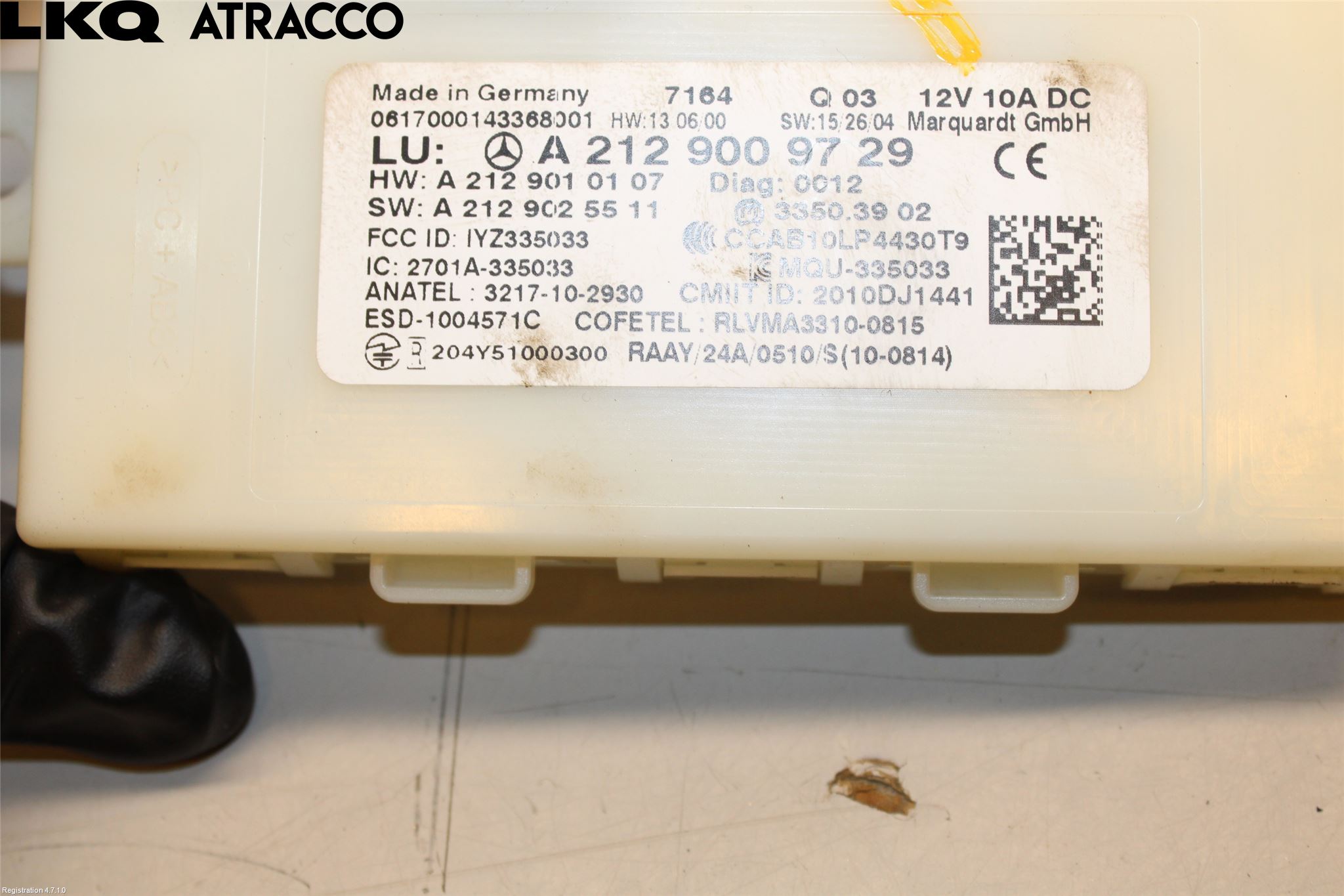 Mercedes-Benz MB B-KLASS (W246/W242) 12-19 Styrenhet Nyckellös System