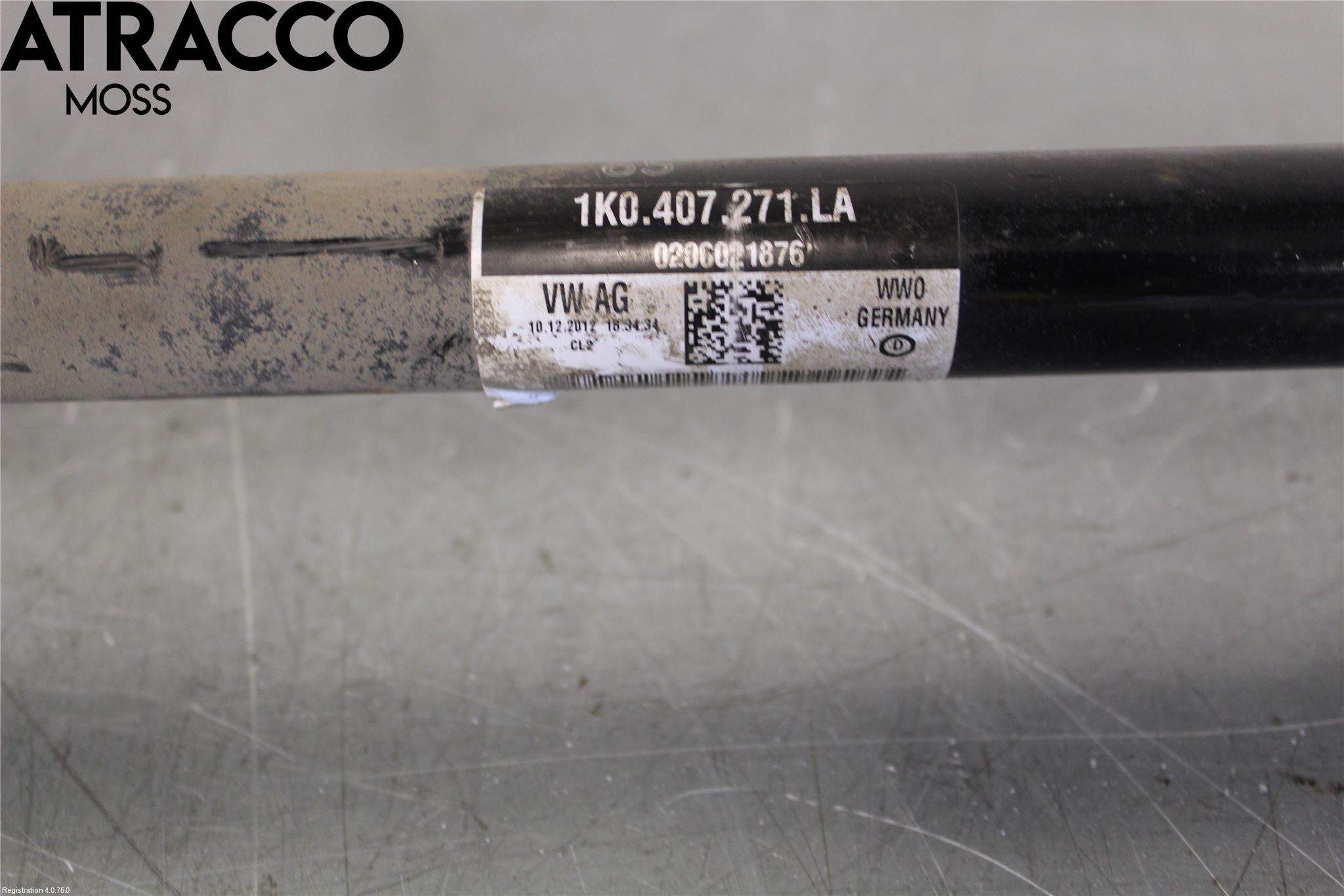 Volkswagen VW GOLF PLUS/CROSS GOLF 04-14 Drivaksel Foran Kompl Venstre