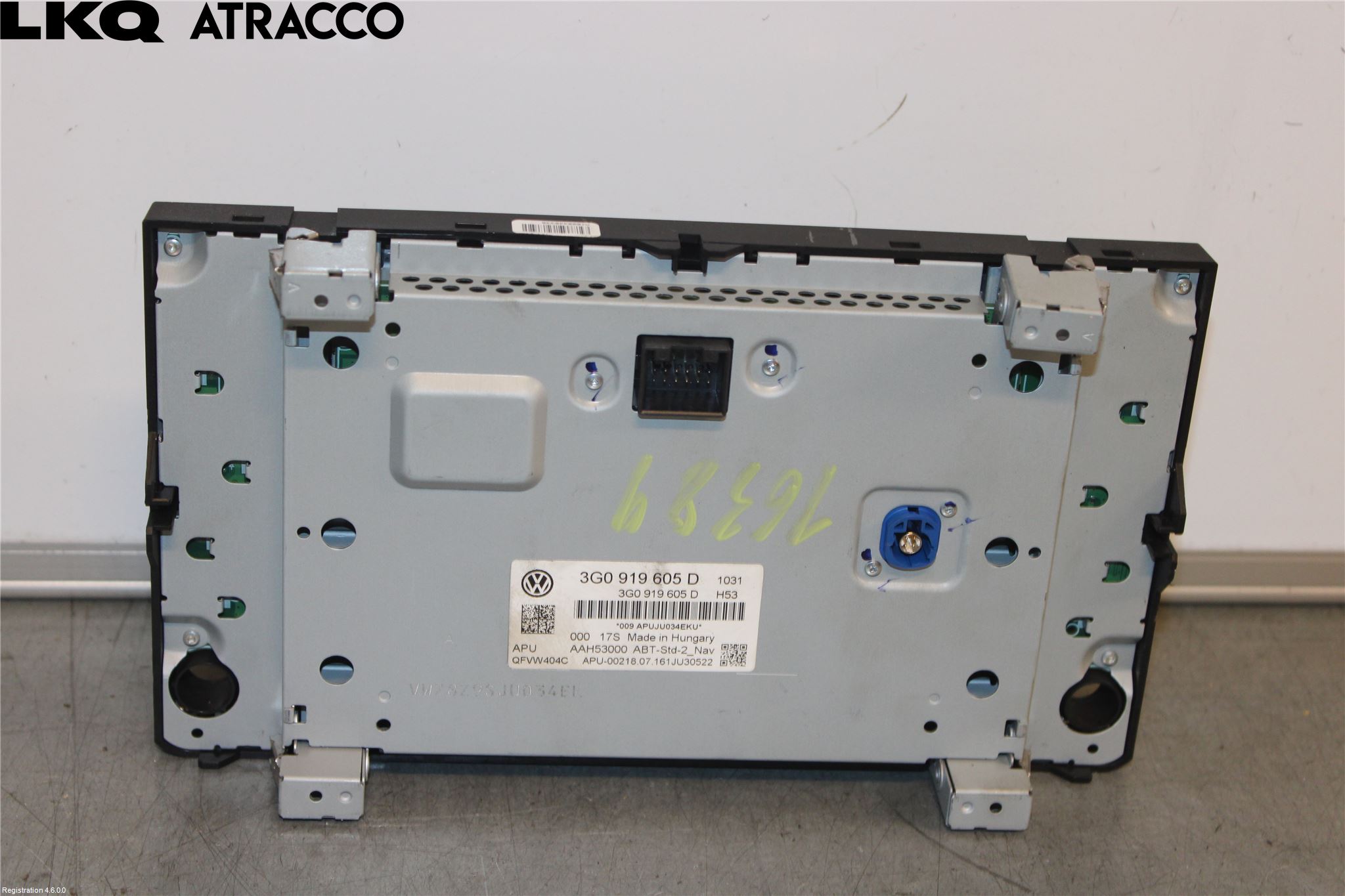 Volkswagen VW GOLF / E-GOLF VII 13-20 Multifunktionsdisplay