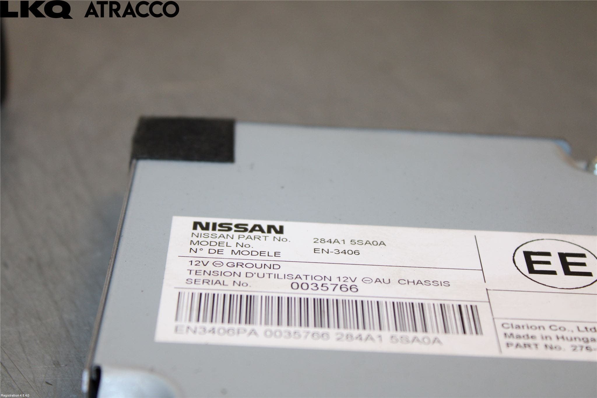 Nissan LEAF 18- Styreenhet Øvrig