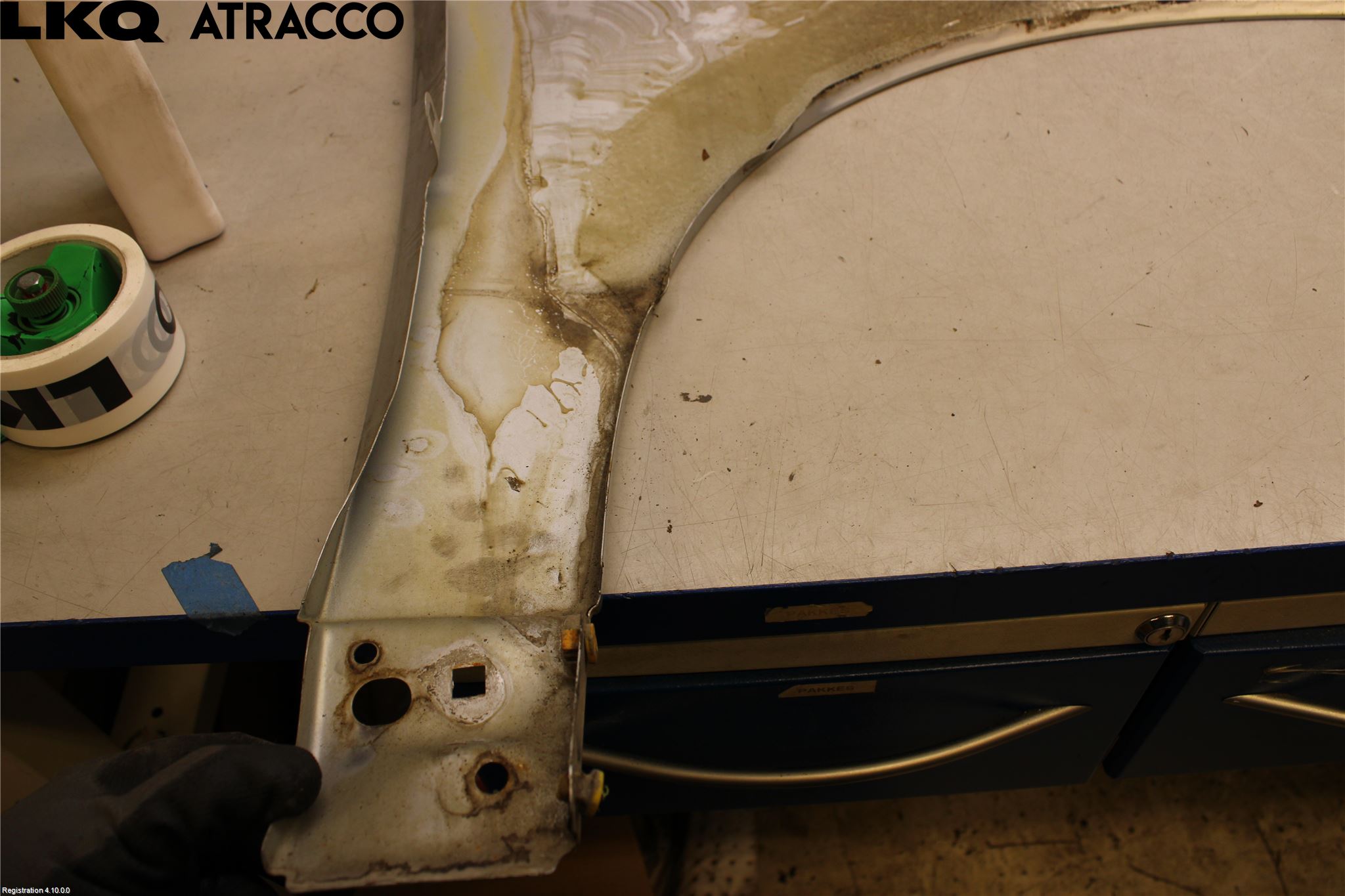 Volvo V50 08-12 Skjerm Foran Venstre