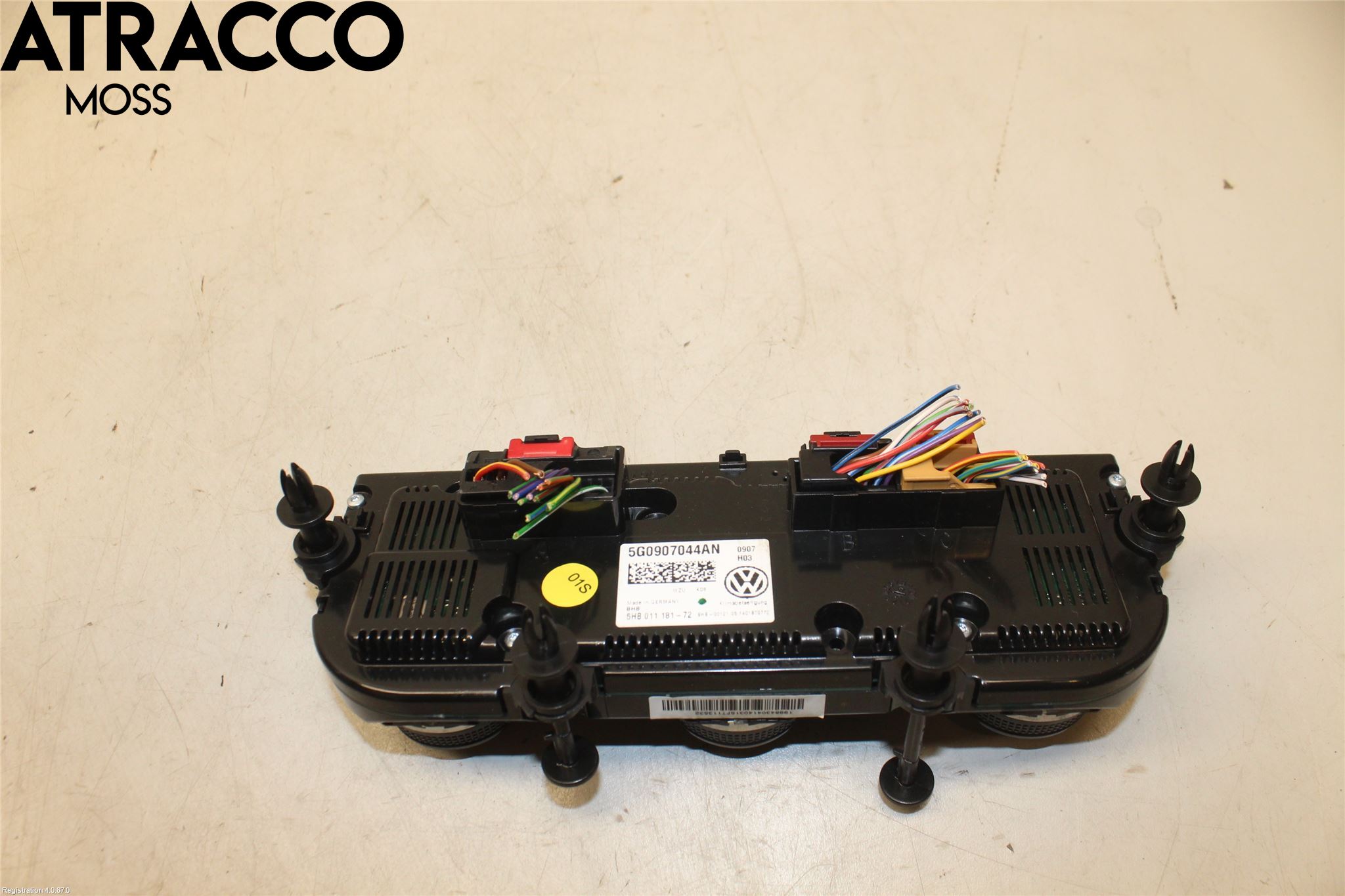 Volkswagen VW GOLF / E-GOLF VII 13-20 Varme Ac Betjening-Display