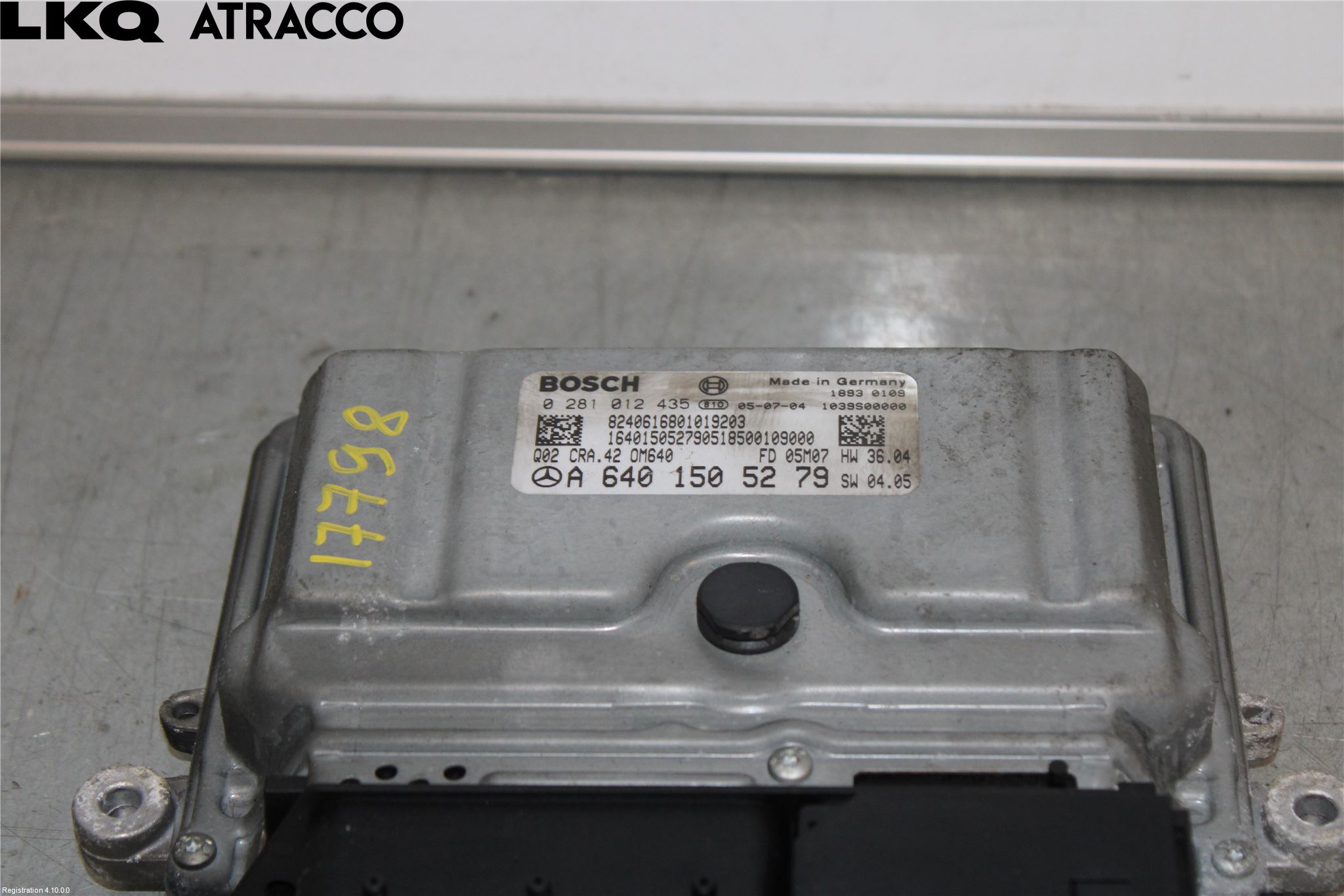 Mercedes-Benz MB A-KLASS (W169) 04-12 Styreenhet Innsprøytning