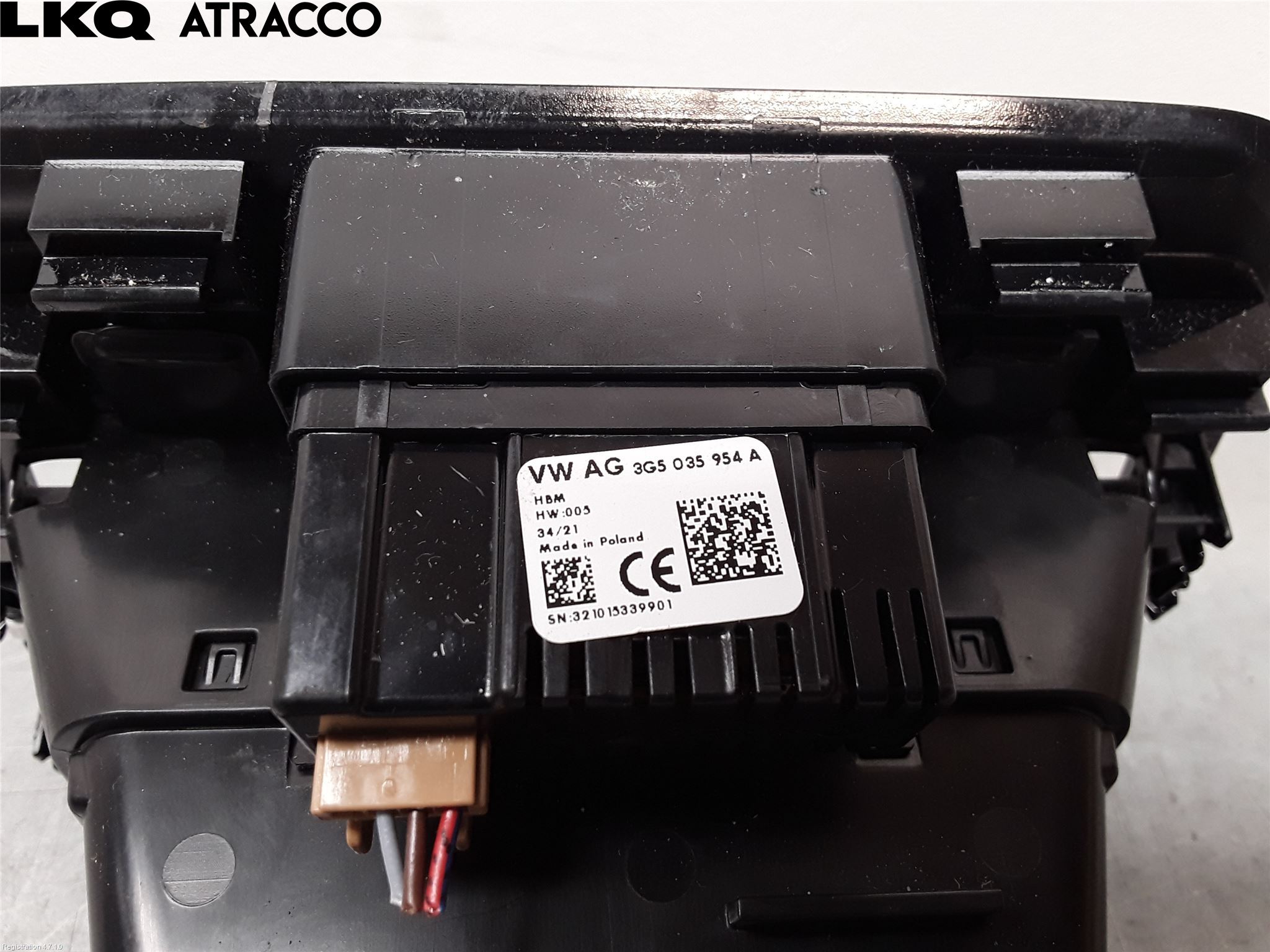 Volkswagen VW ID.4 21- Luftstyring Front