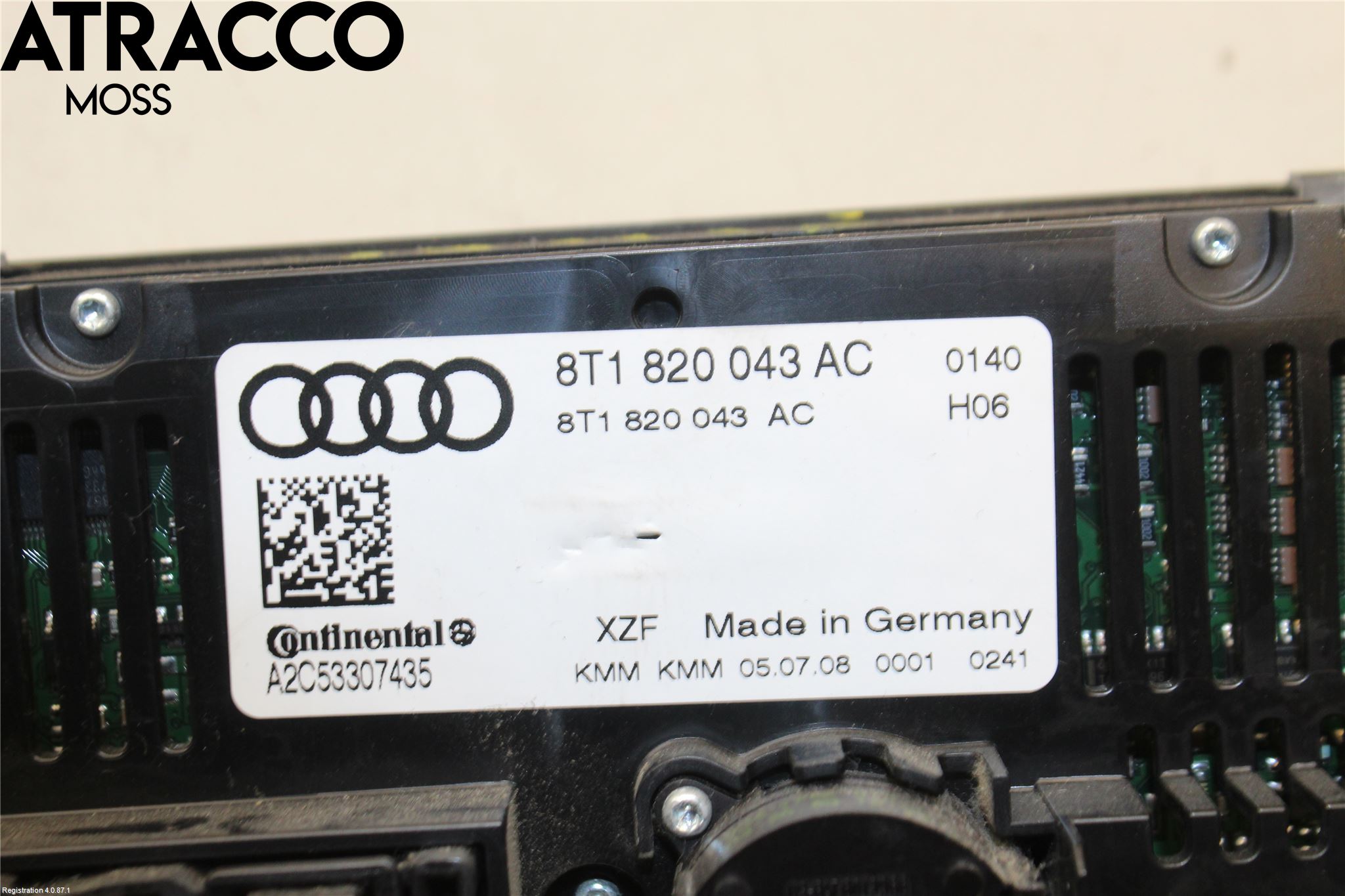 Audi ALLROAD 06-11 Varme Ac Betjening-Display