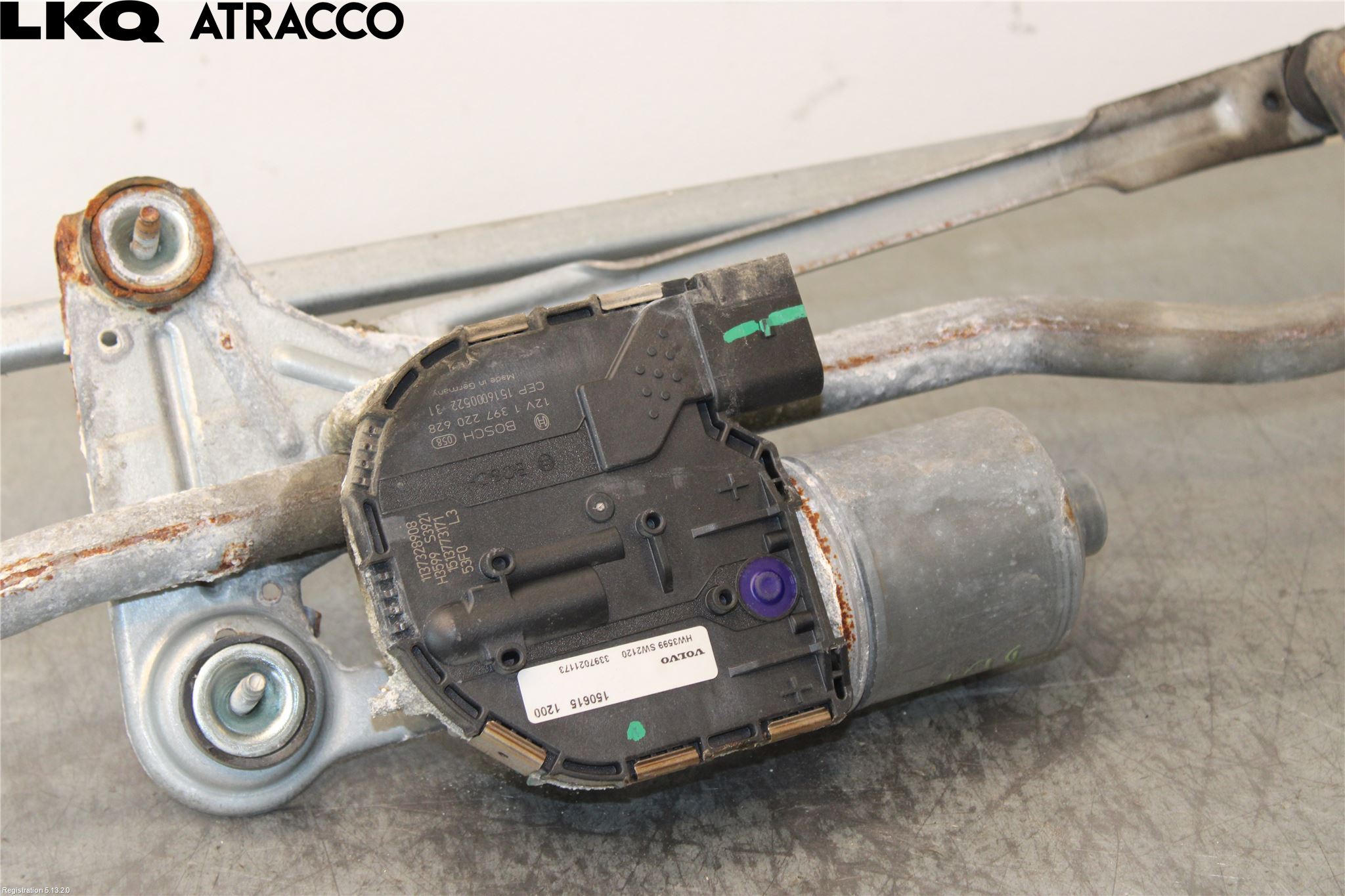 Volvo V60 14-18 Viskermotor Frontrute