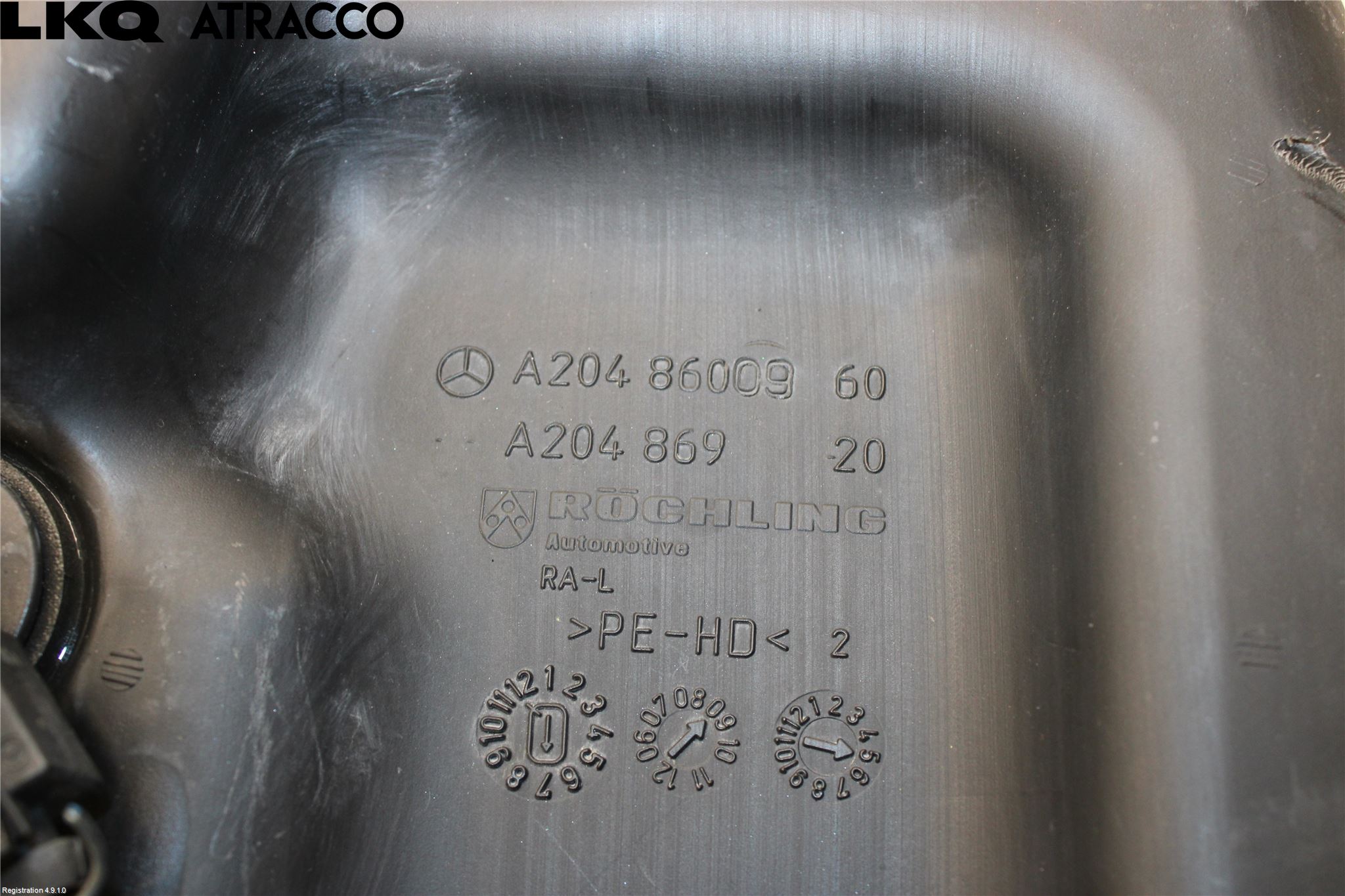 Mercedes-Benz MB E-KLASS (W212) 09-16 Spylerbeholder Frontrute