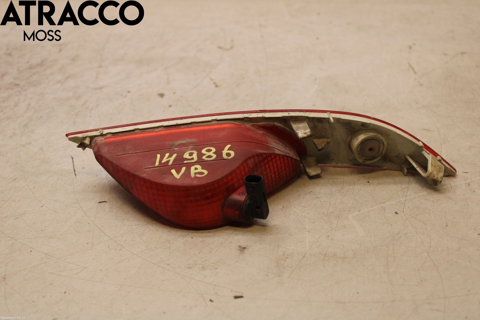 Volvo V40 12-19 Baklykt Ryggelys-Tåkelys