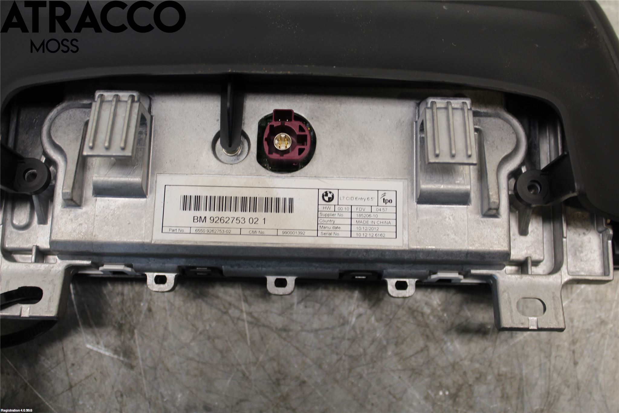 BMW 3 F30/F31/F80 12-19 Multifunktionsdisplay