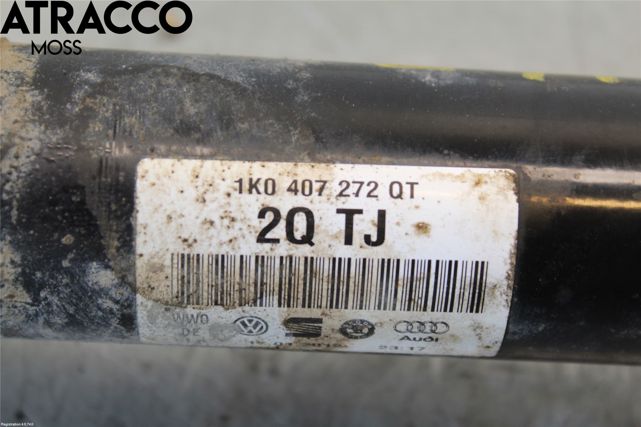 Skoda OCTAVIA (1Z) 05-13 Drivaksel Foran Kompl Høyre