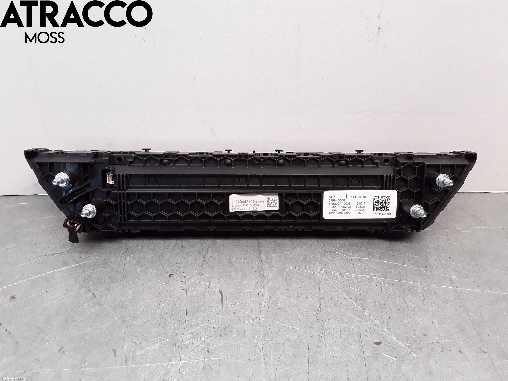 BMW 5 G30/G31/F90 17-23 Varme Ac Betjening-Display