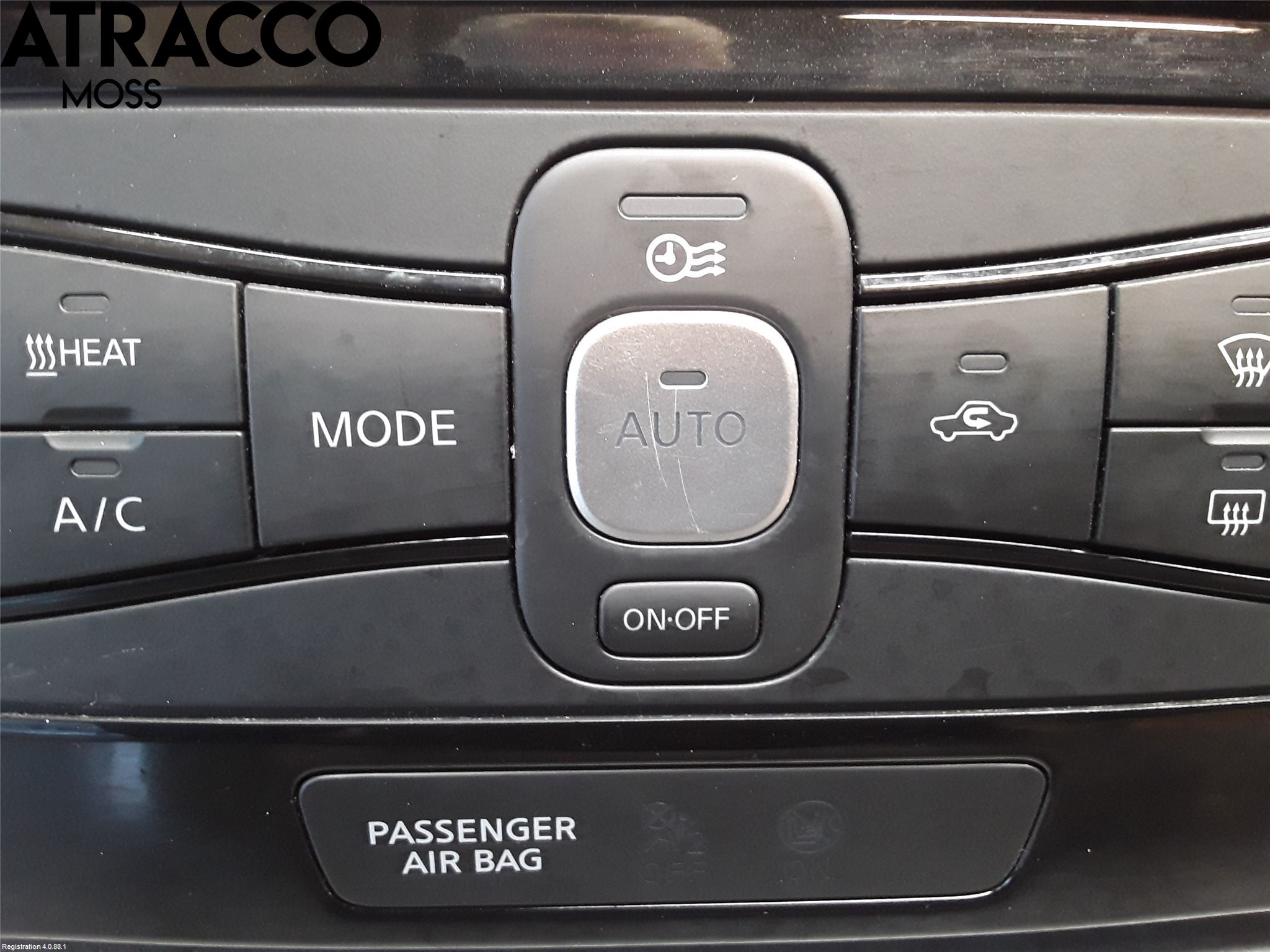 Nissan LEAF 18- Varmeapparat Panel(Regulering)