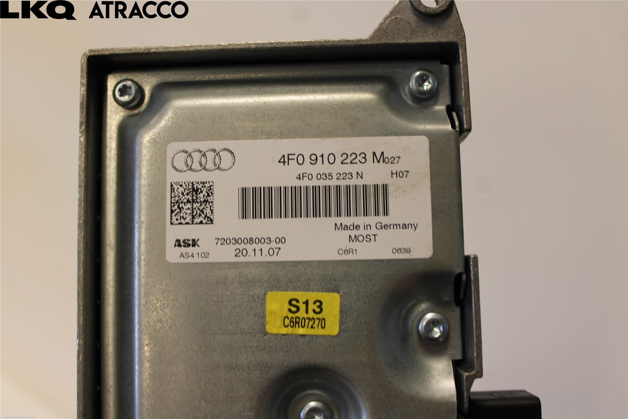 Audi A6/S6     05-11 Stereo Forsterker