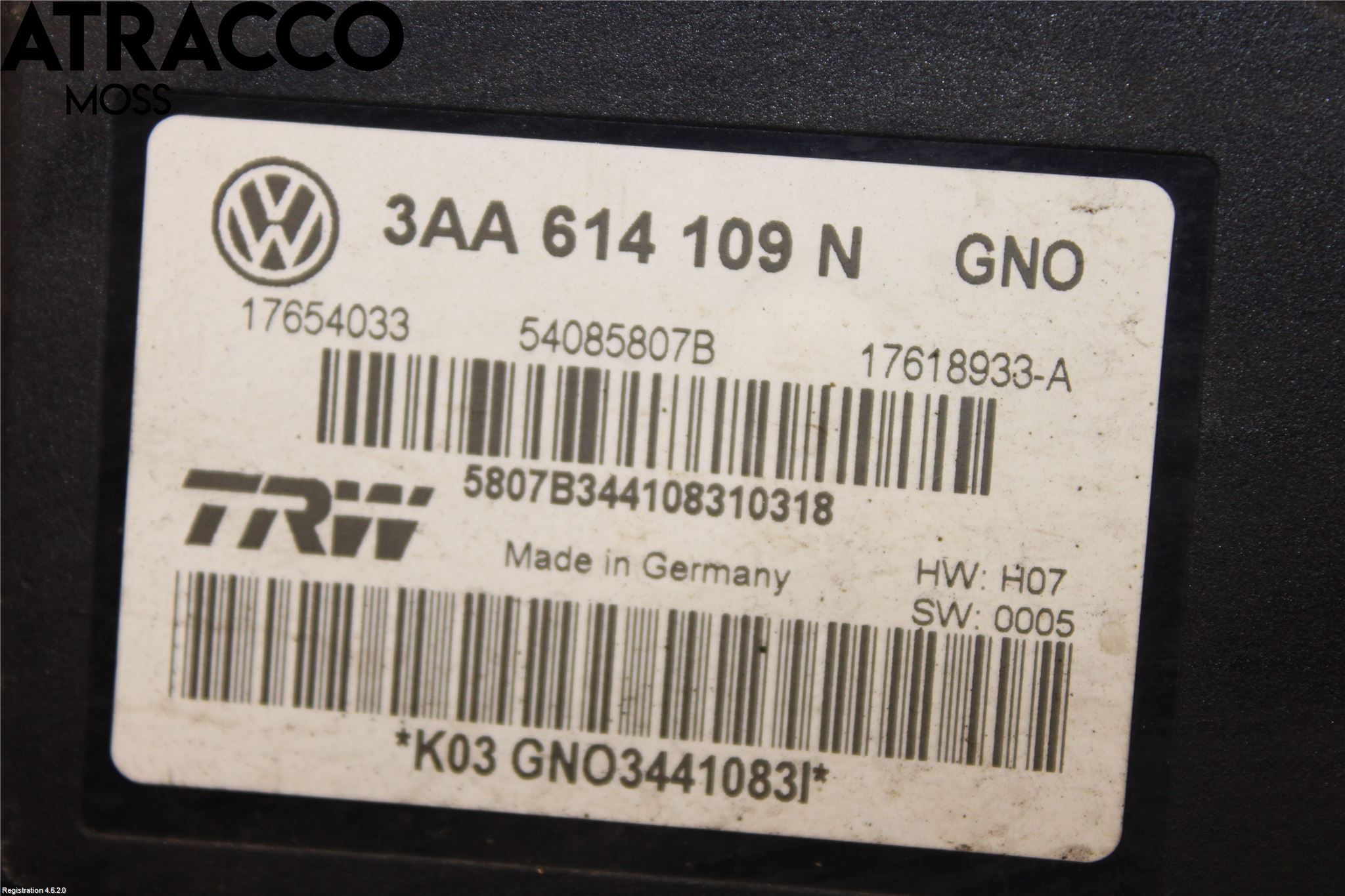 Volkswagen VW PASSAT 11-14 Abs Hydraulikkaggregat