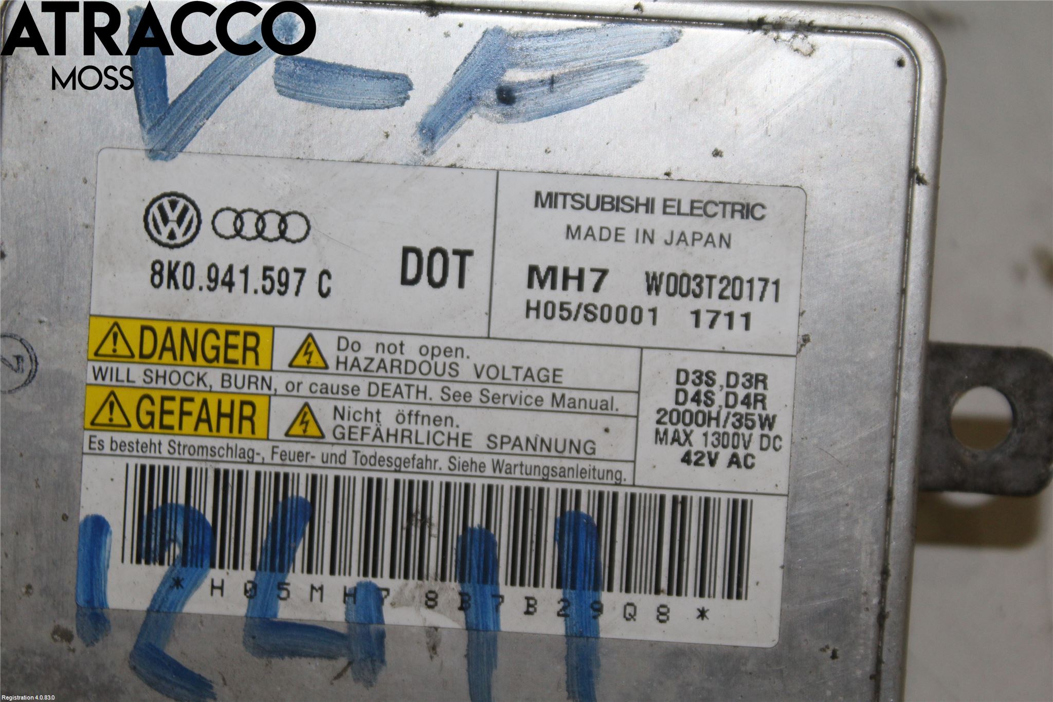 Audi A4/S4 08-11 Styreenhet Xenon