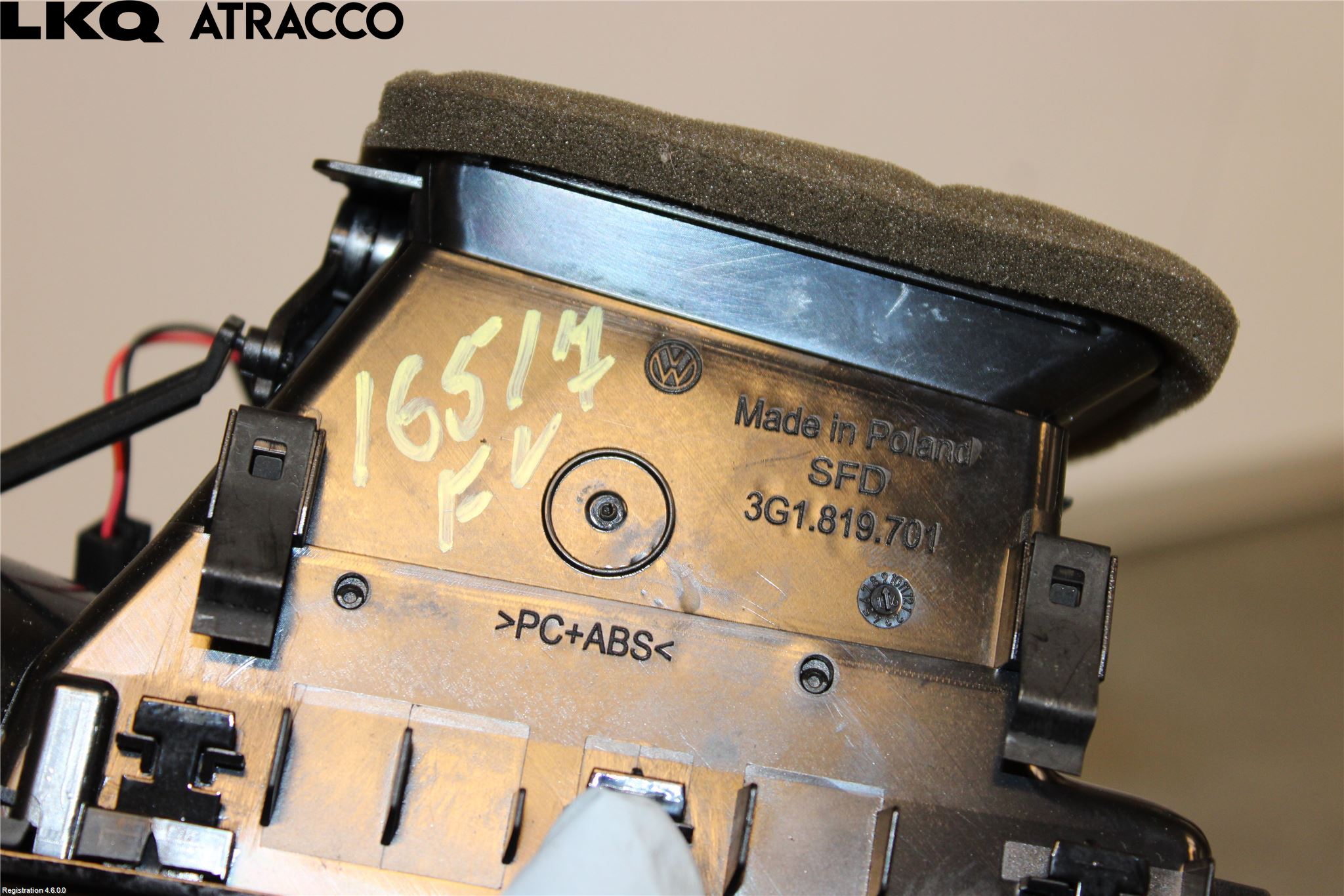 Volkswagen VW PASSAT 15-19 Bryter Luft Sirkulasjon