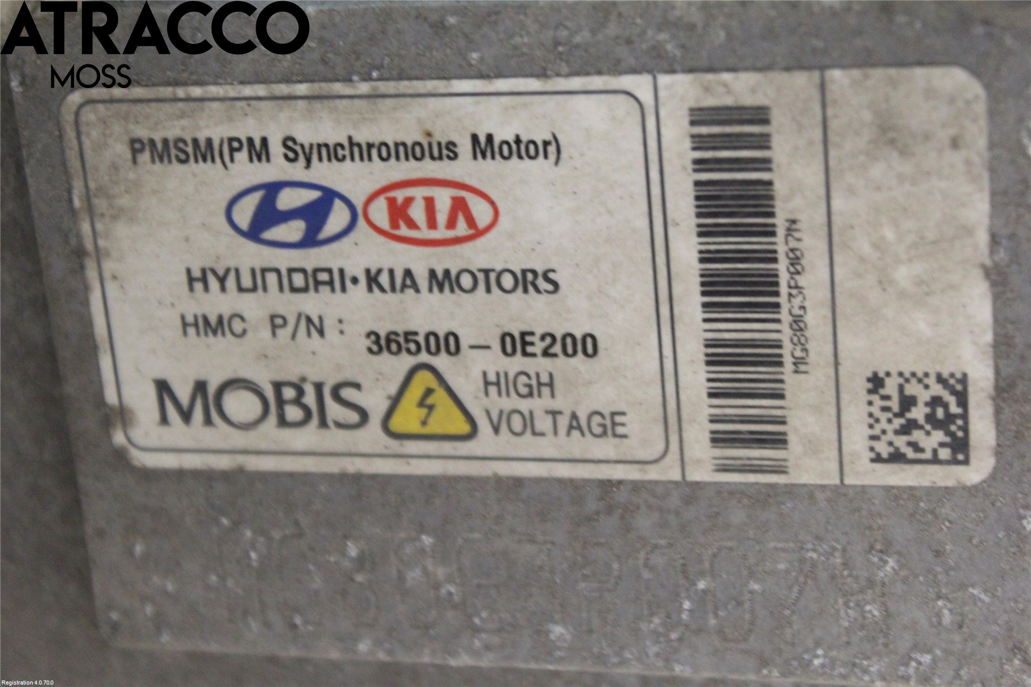 Kia SOUL 09- Motor Elektrisk Fram