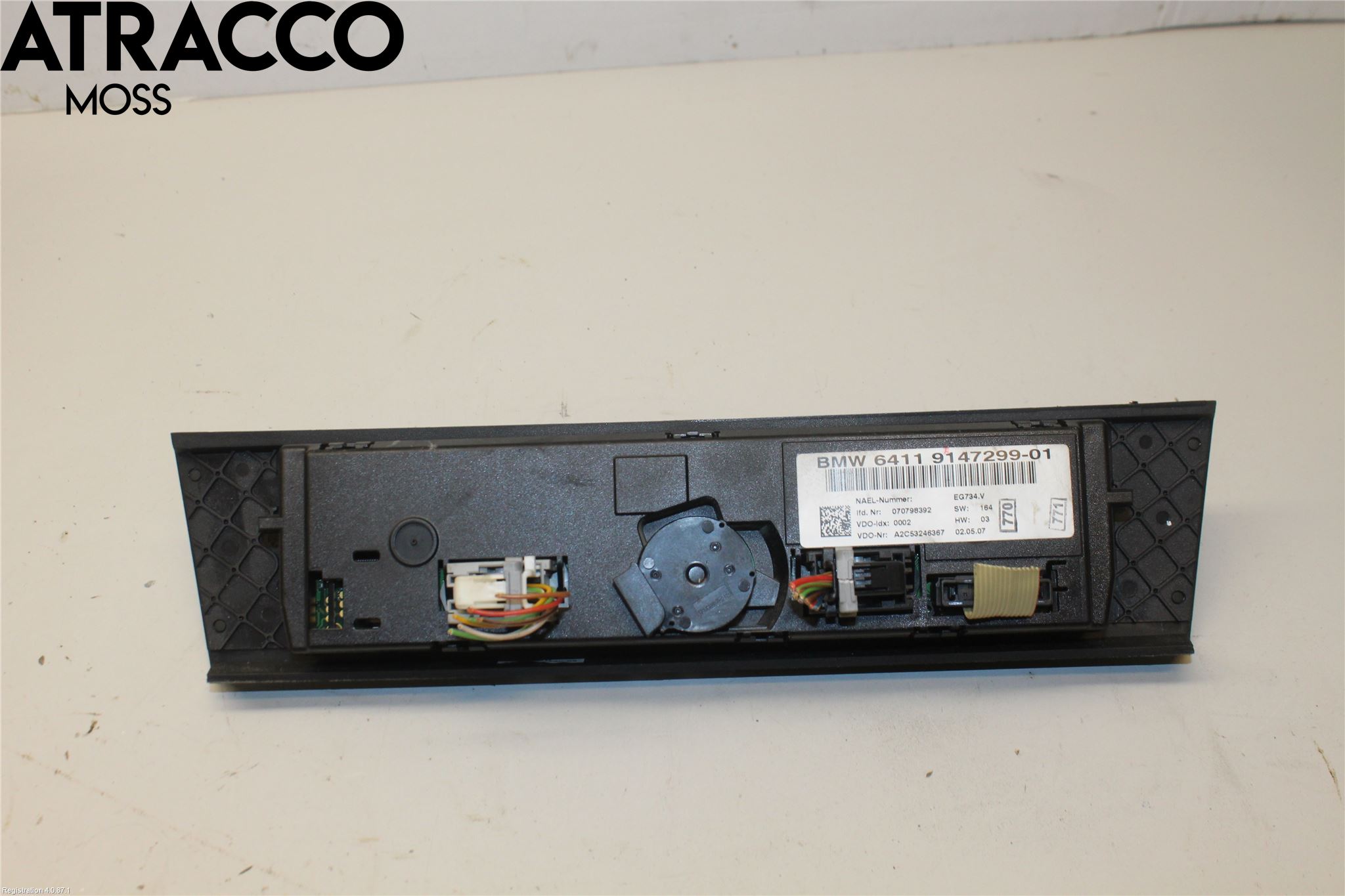 BMW 3 E90/91 SED/TOU 05-12 Varme Ac Betjening-Display