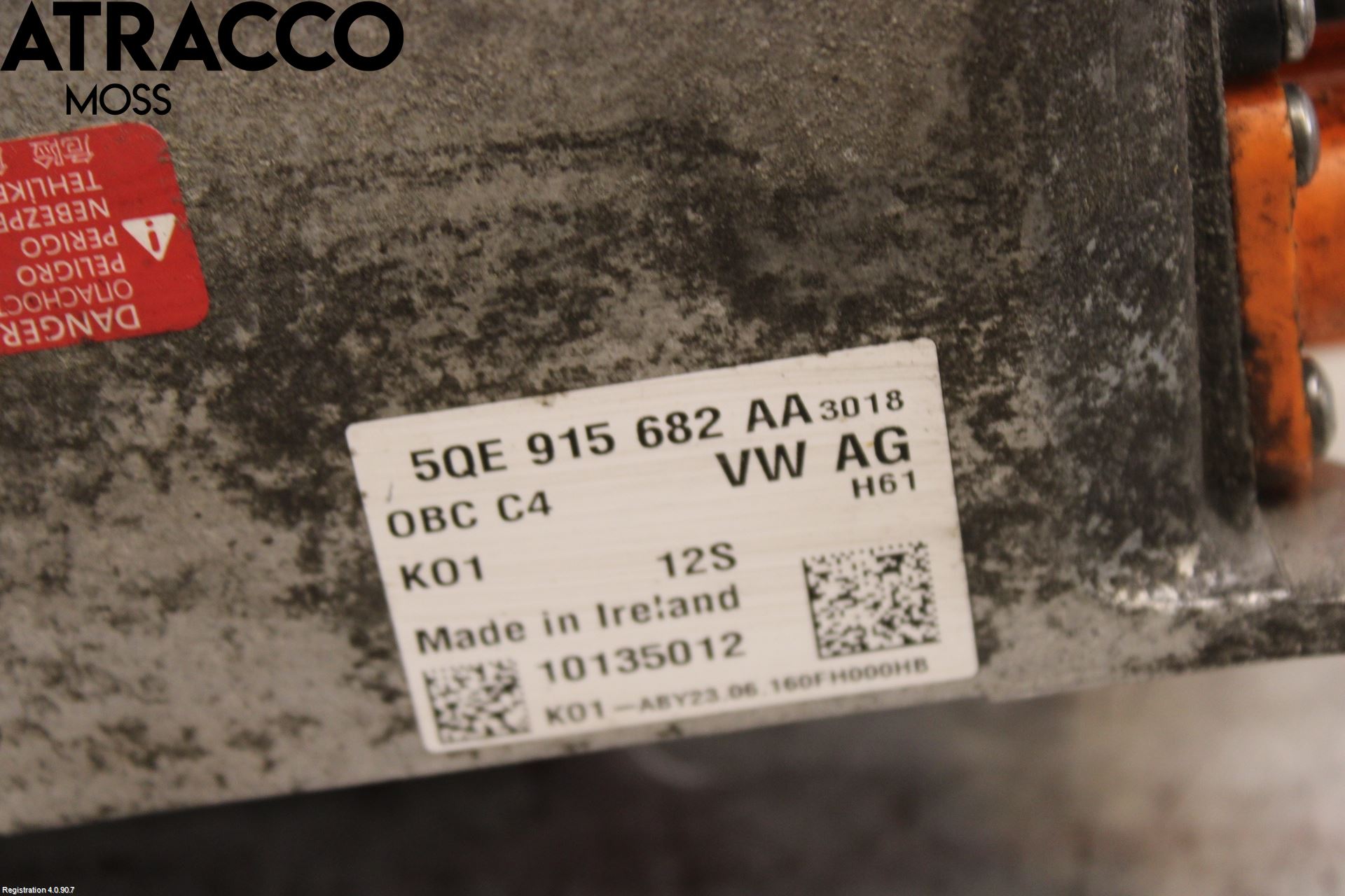 Volkswagen VW GOLF / E-GOLF VII 13-20 Batterilader Hybrid