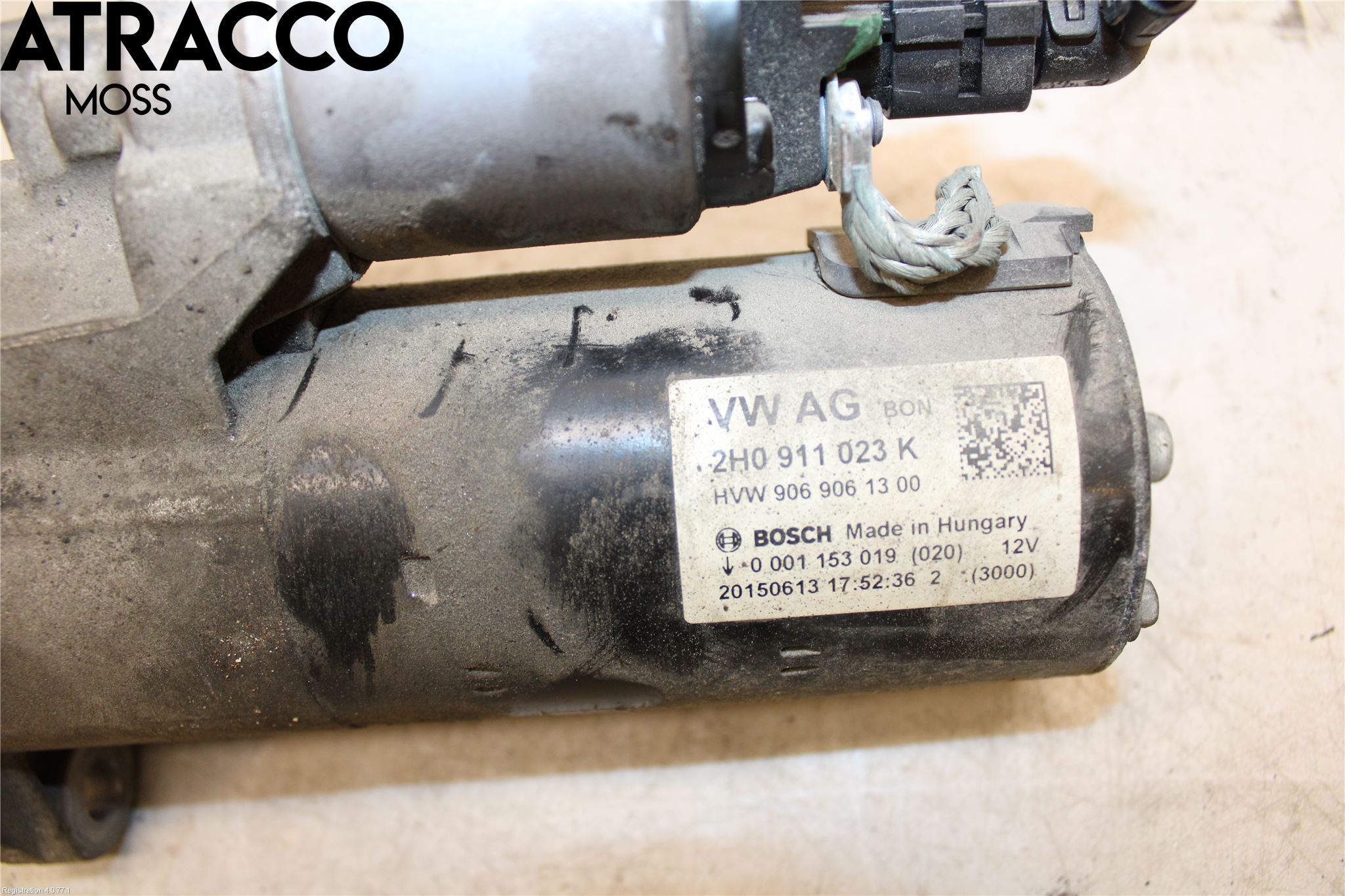 Volkswagen VW AMAROK 2H 10-22 Startmotor Diesel