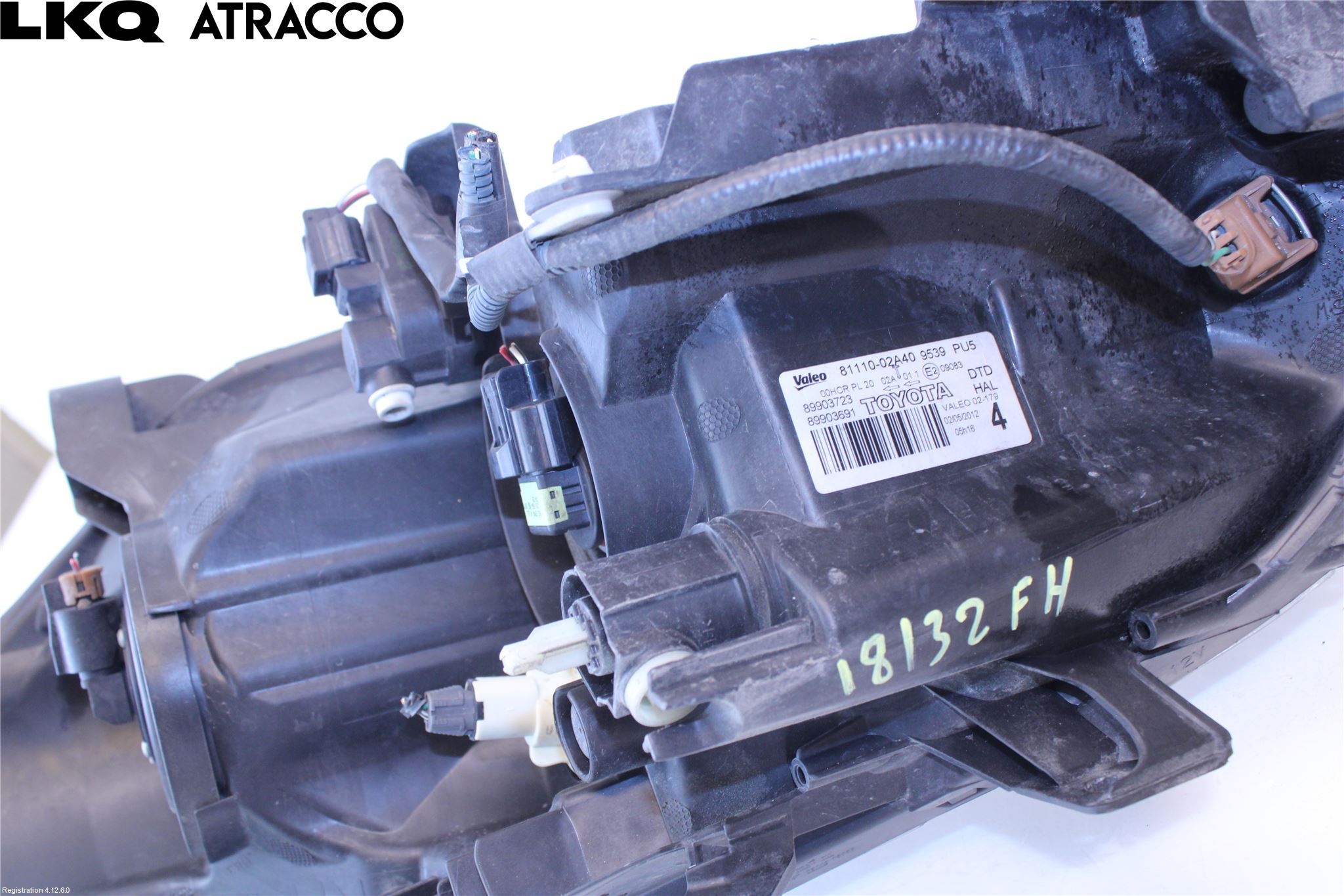 Toyota AURIS 10-12 Frontlykt Høyre