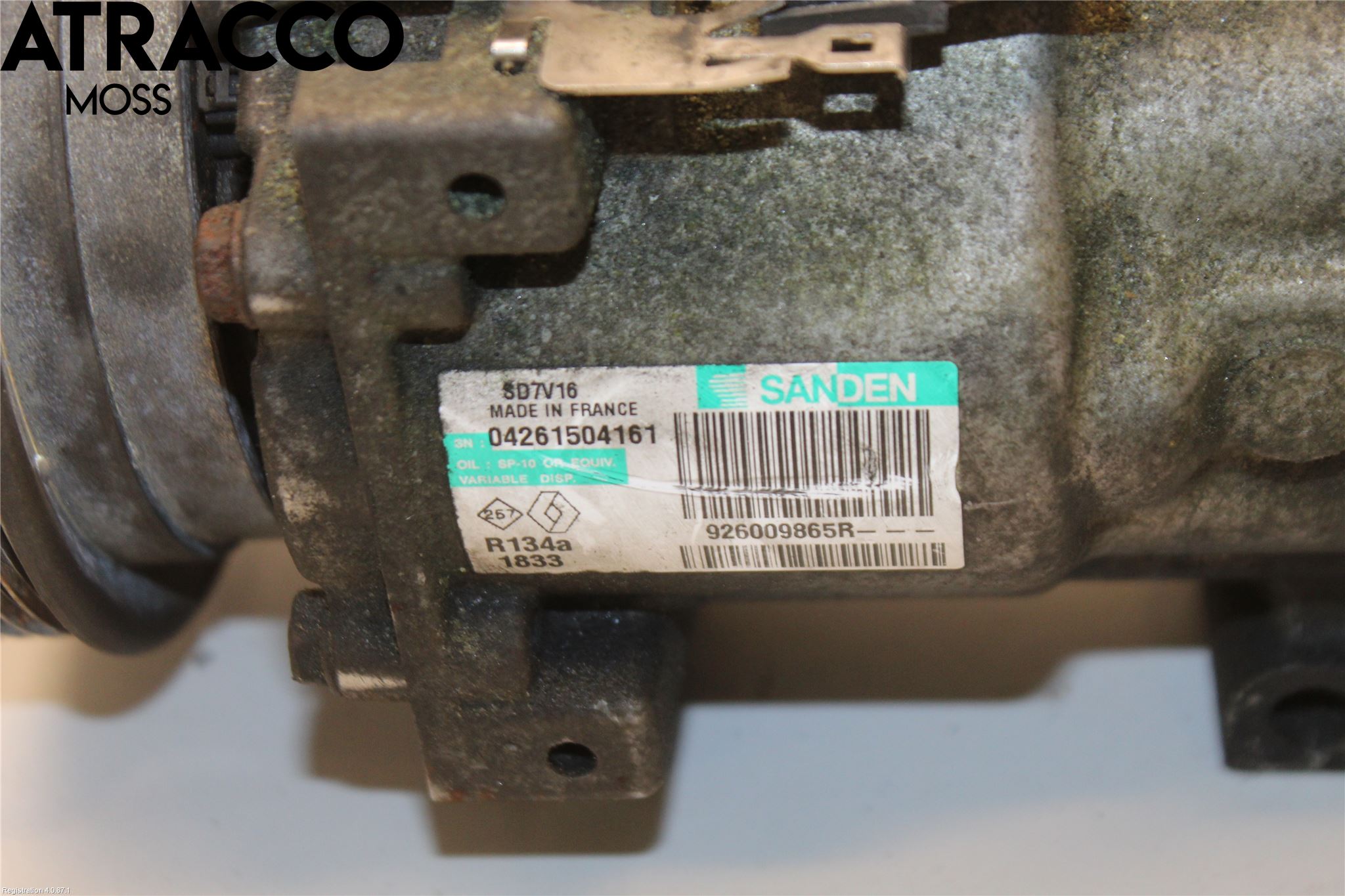 Nissan QASHQAI+2  10-14 Varme Ac Kompressor