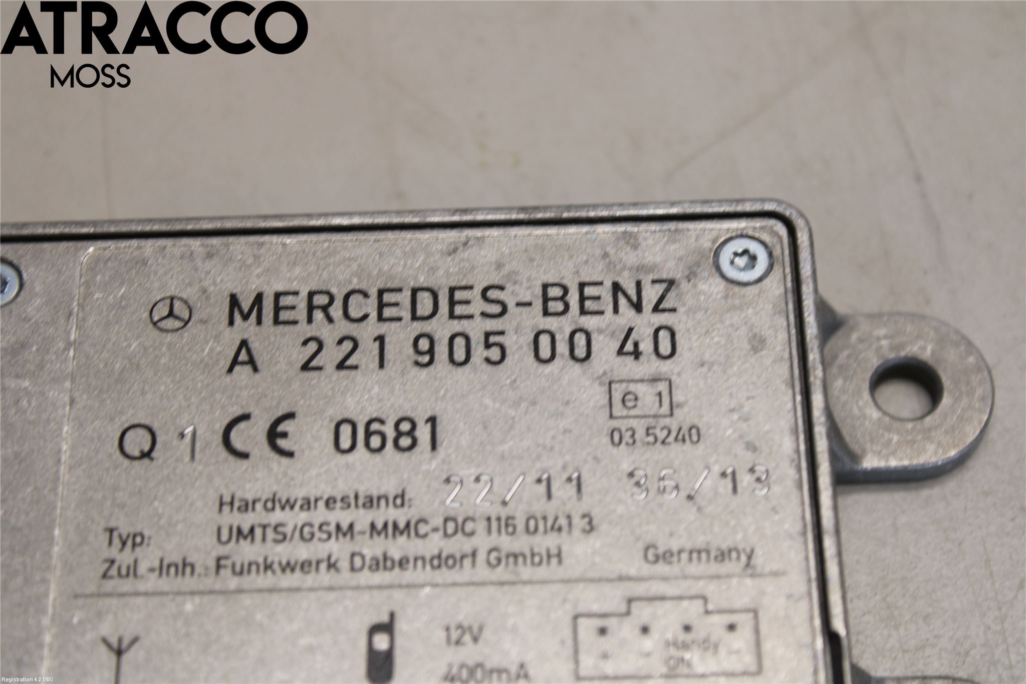Mercedes-Benz MB E-KLASS (W212) 09-16 Stereo Antenneforsterker