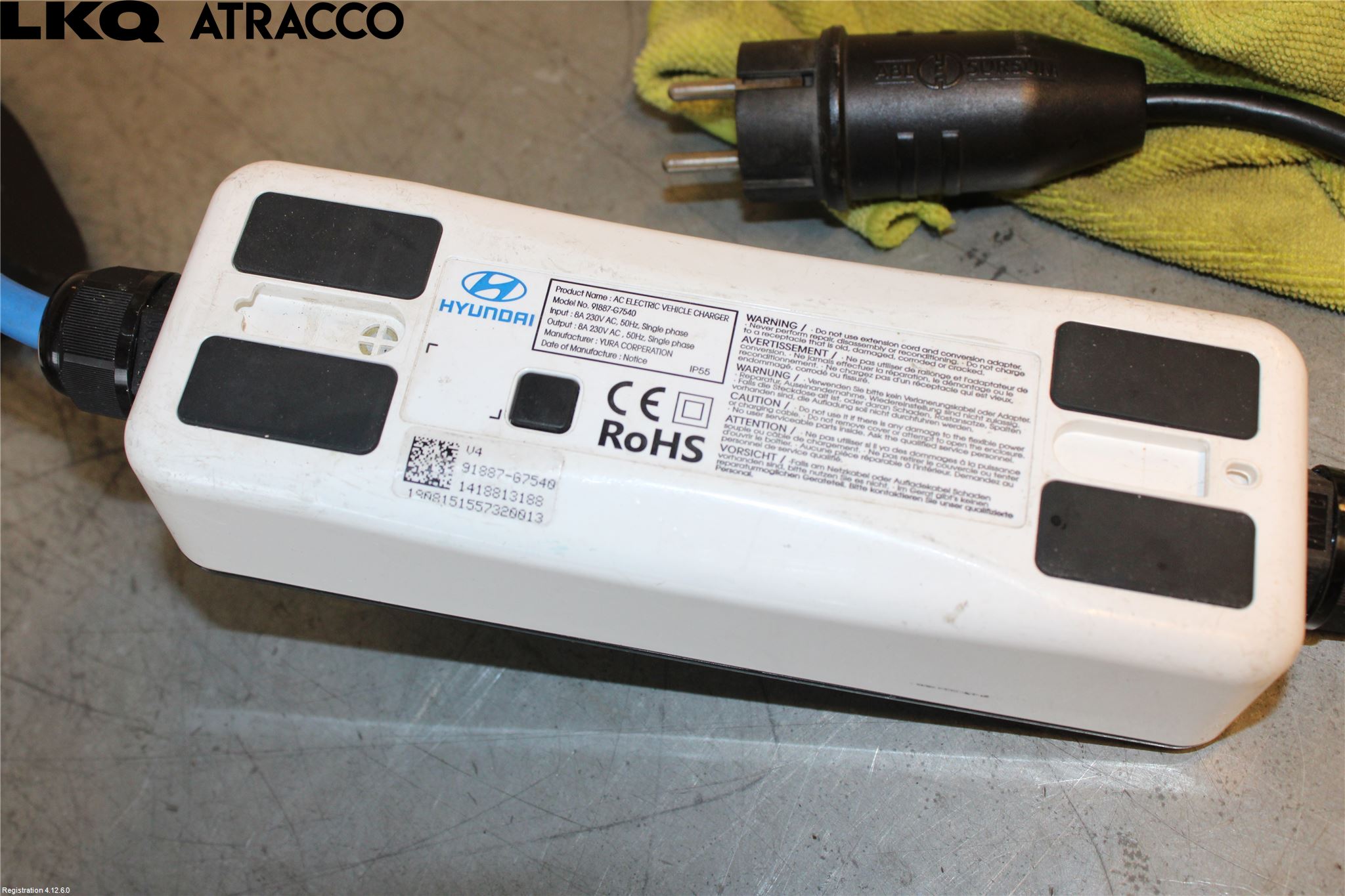 Hyundai IONIQ AE 17-22 Laddkabel Elbil