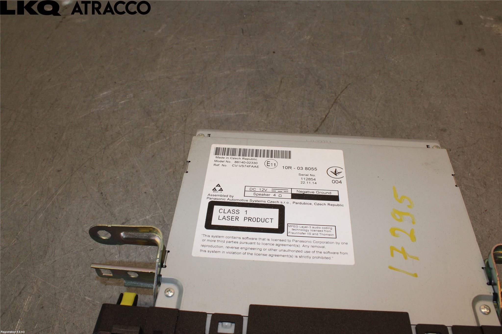 Toyota AURIS 13-19 Stereo Radio