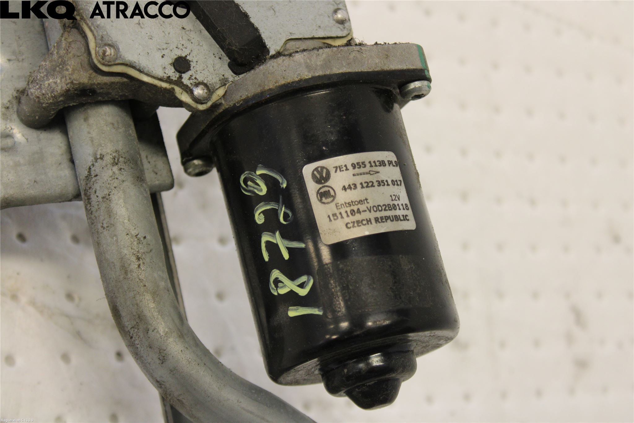 Volkswagen VW TRANSP/CARAVELLE (T6) 16-22 Viskermotor Frontrute