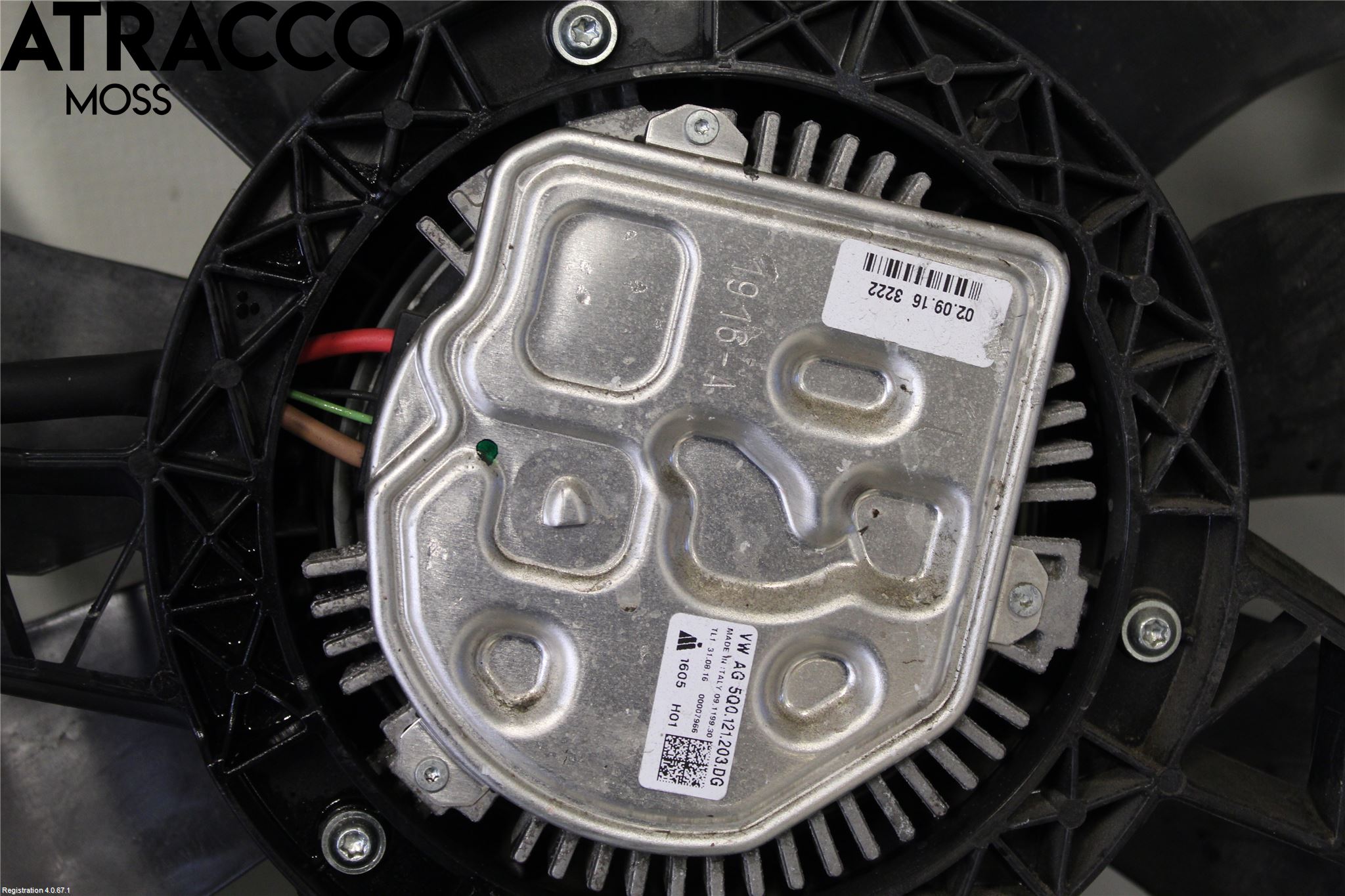 Volkswagen VW PASSAT 15-19 Kjølevifte-Radiator Hus-Kåpe