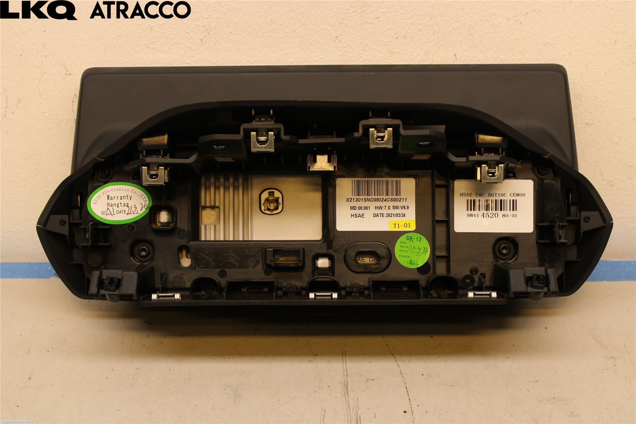 Peugeot 2008/E-2008 20- Multifunktionsdisplay