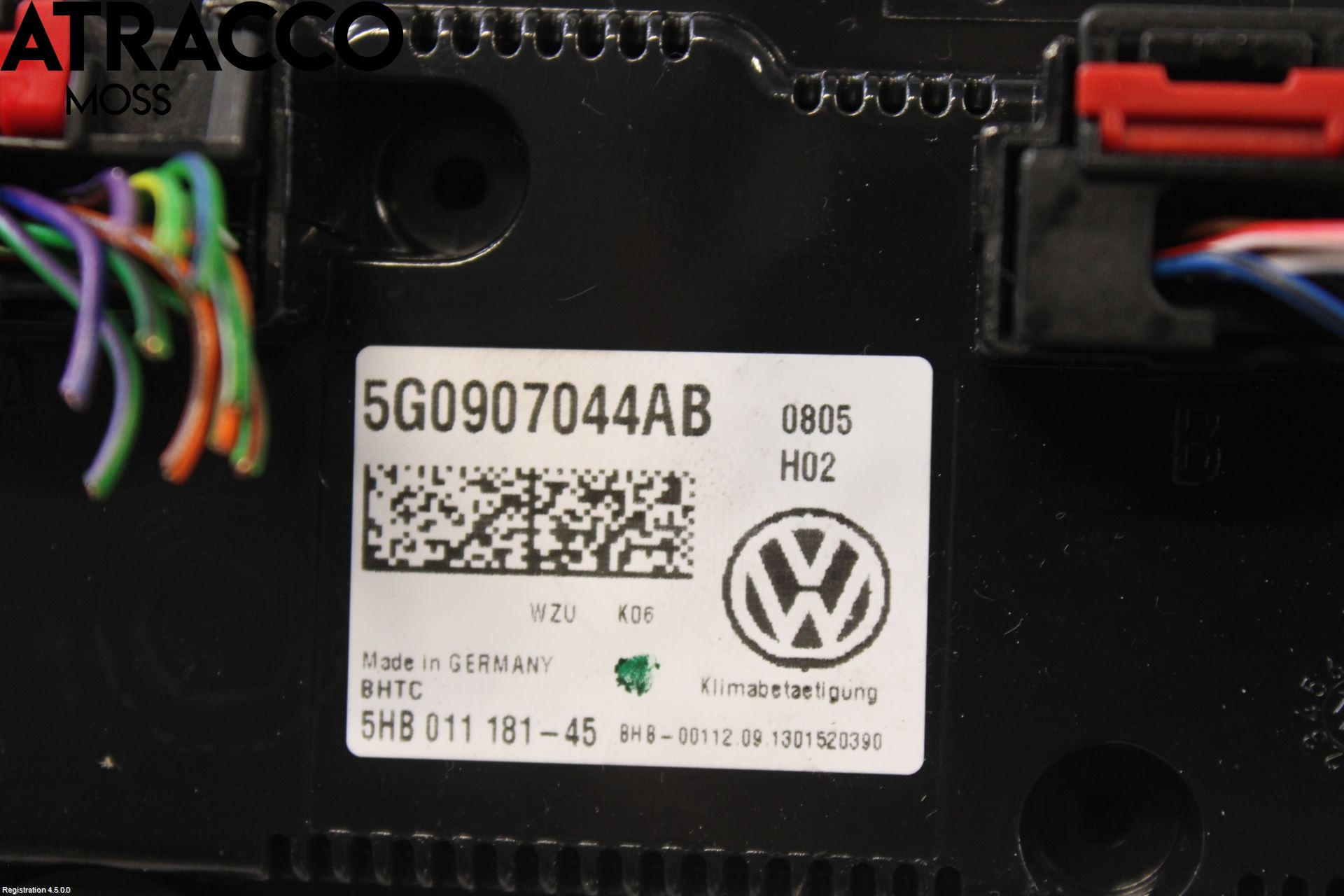 Volkswagen VW GOLF / E-GOLF VII 13-20 Varme Ac Betjening-Display