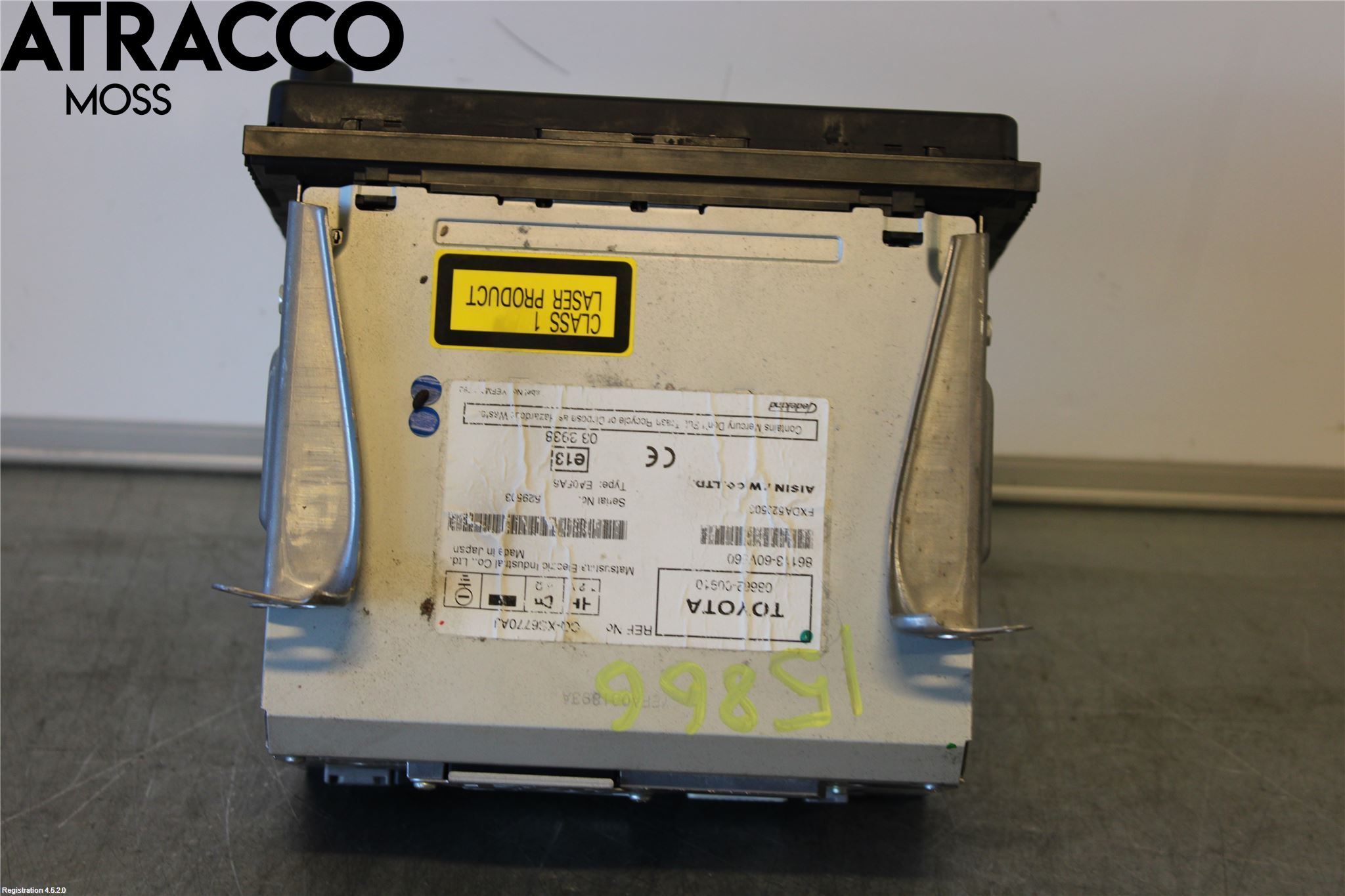 Toyota AVENSIS 07-08 Stereo Radio Med Cd